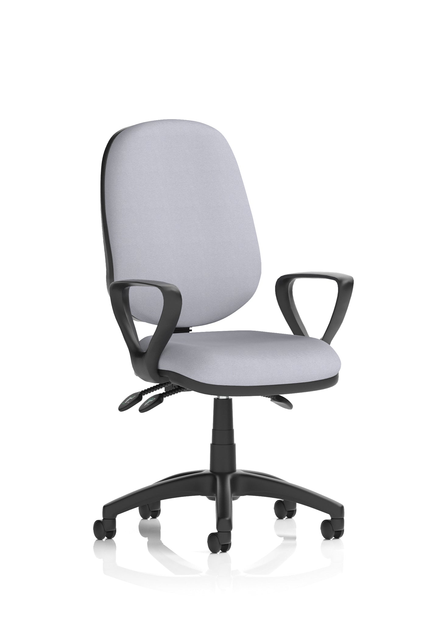 Eclipse Plus III Medium Back Fabric Task Operator Office Chair - Multiple Arm Options - Available in 20 Colour Choices