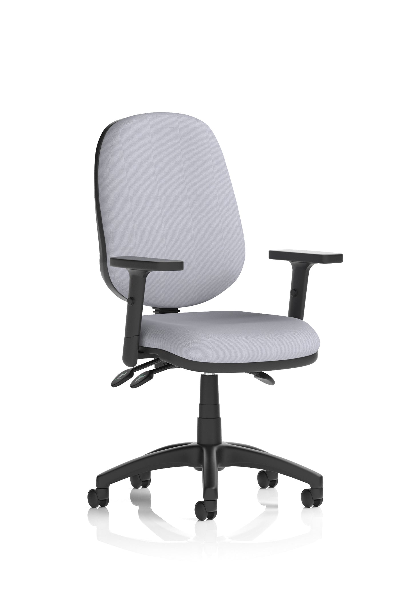 Eclipse Plus III Medium Back Fabric Task Operator Office Chair - Multiple Arm Options - Available in 20 Colour Choices