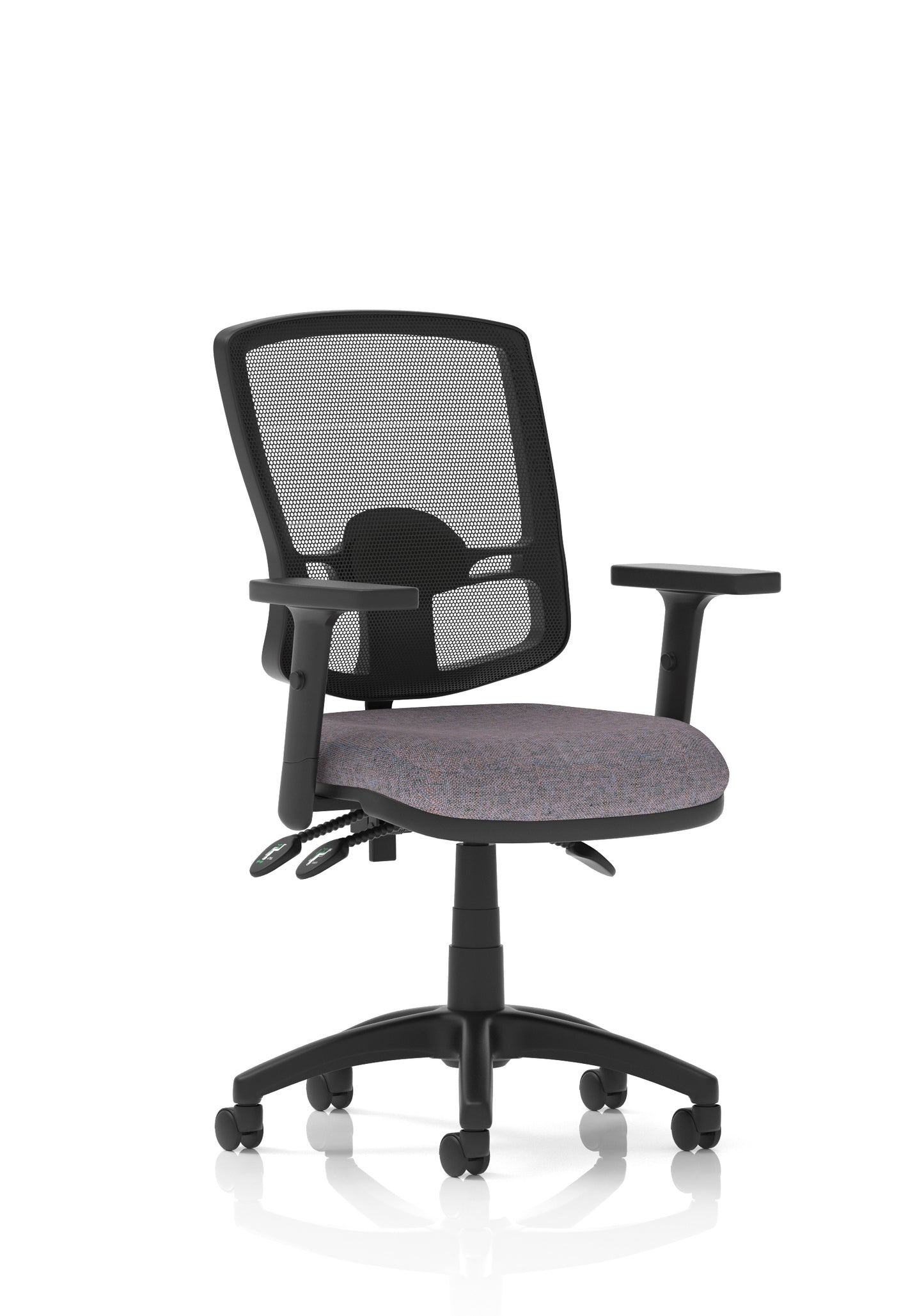 Eclipse Plus III Deluxe Medium Mesh Back Task Operator Office Chair - Multiple Arm Options - Available in 20 Colour Choices