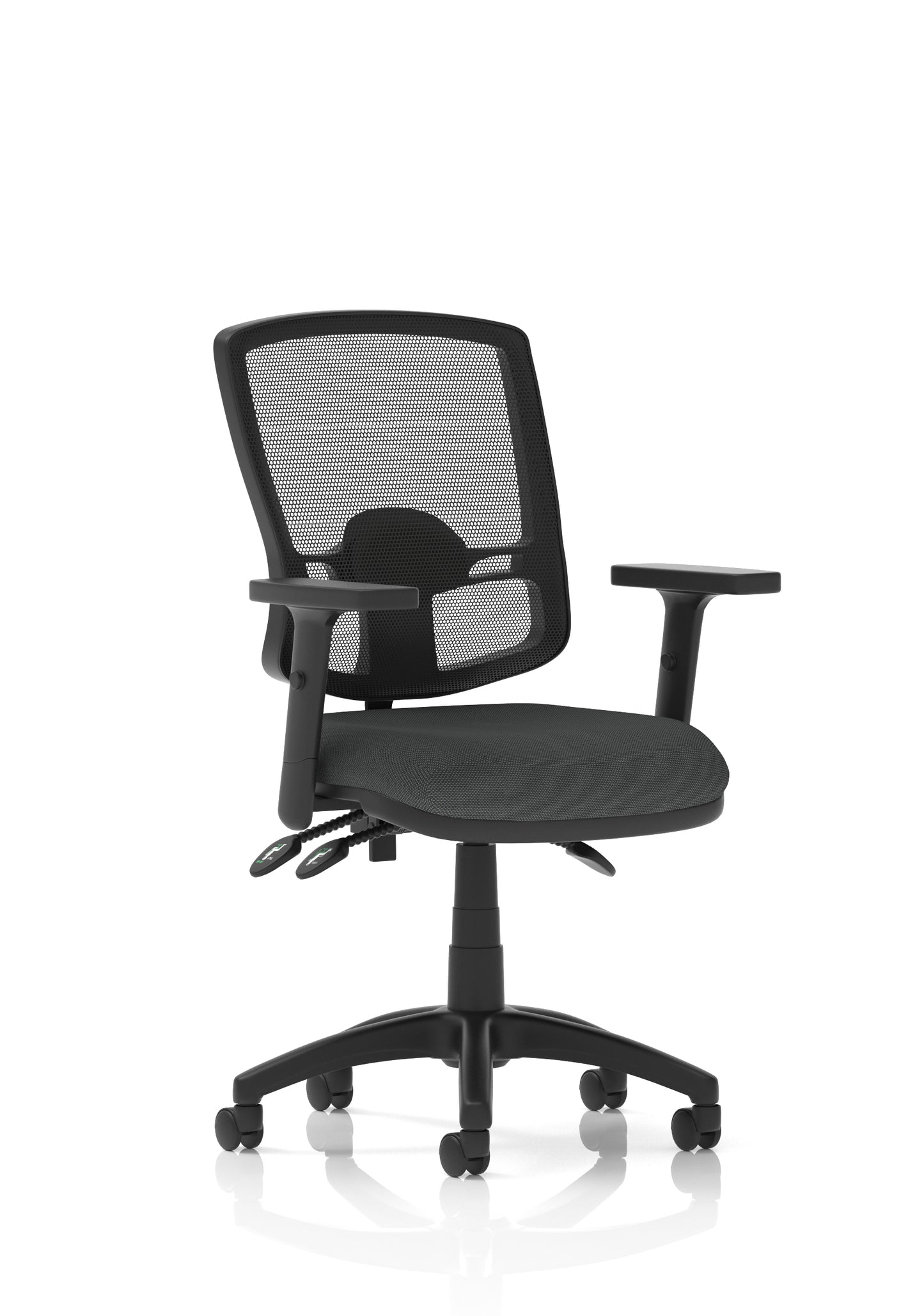 Eclipse Plus III Deluxe Medium Mesh Back Task Operator Office Chair - Multiple Arm Options - Available in 20 Colour Choices