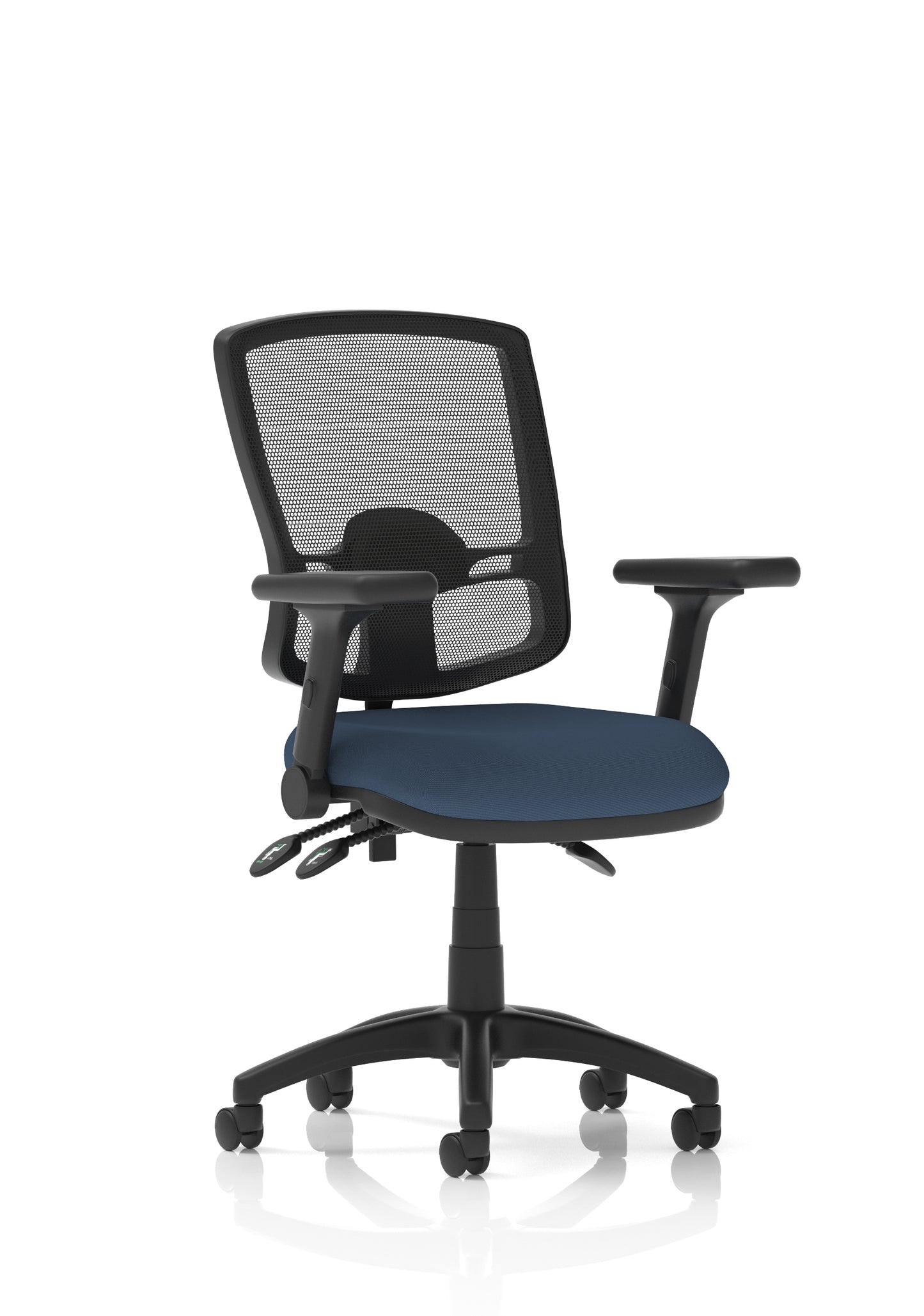 Eclipse Plus III Deluxe Medium Mesh Back Task Operator Office Chair - Multiple Arm Options - Available in 20 Colour Choices