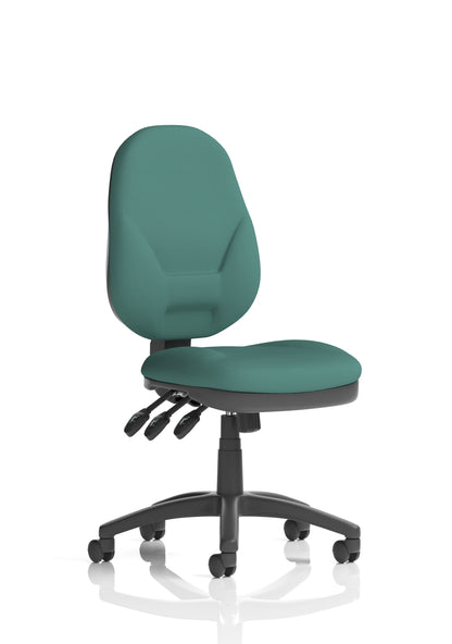 Eclipse Plus XL High Back Fabric Task Operator Office Chair - Multiple Arm Options - Available in 20 Colour Choices