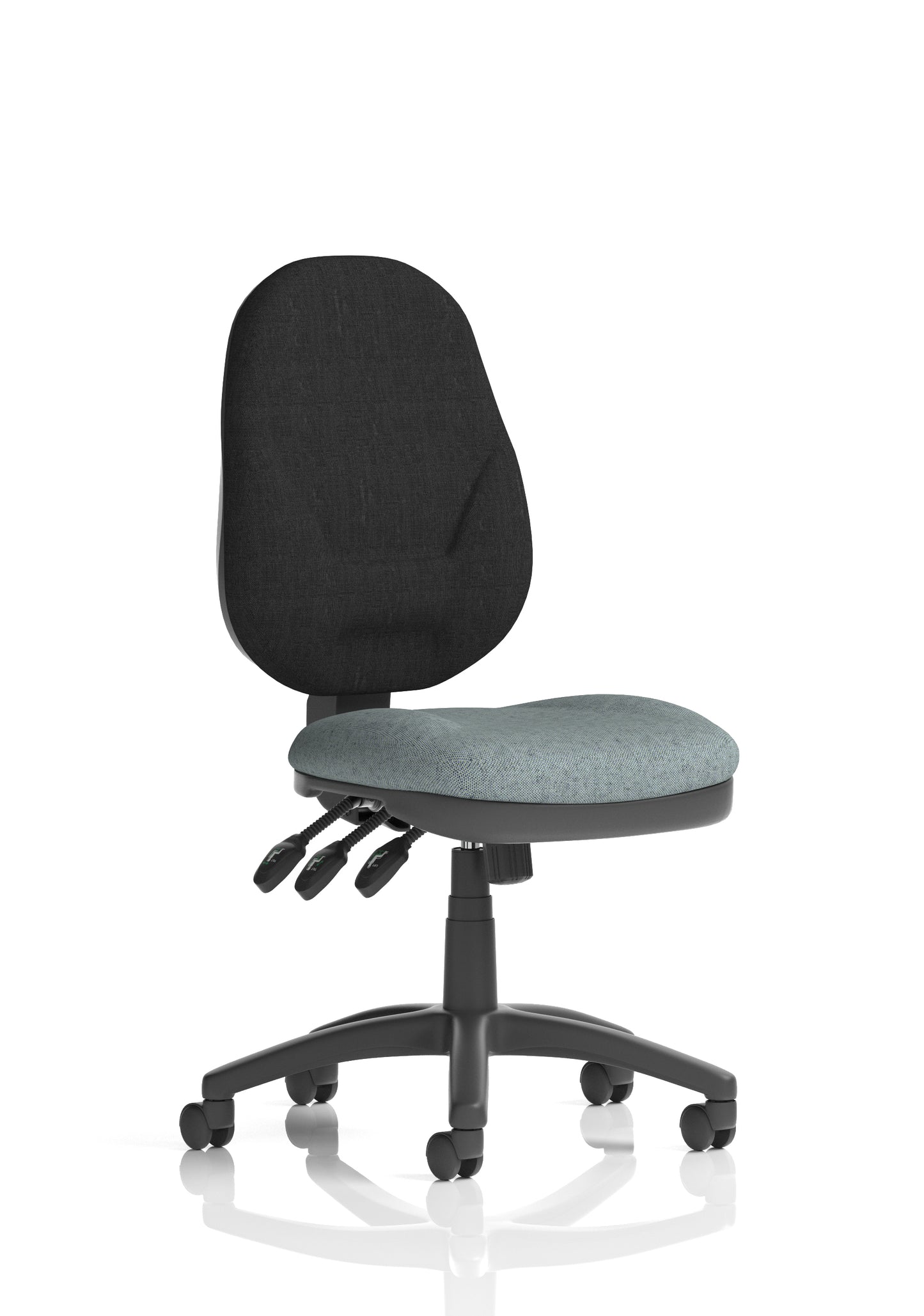 Eclipse Plus XL High Back Fabric Task Operator Office Chair - Multiple Arm Options - Available in 20 Colour Choices