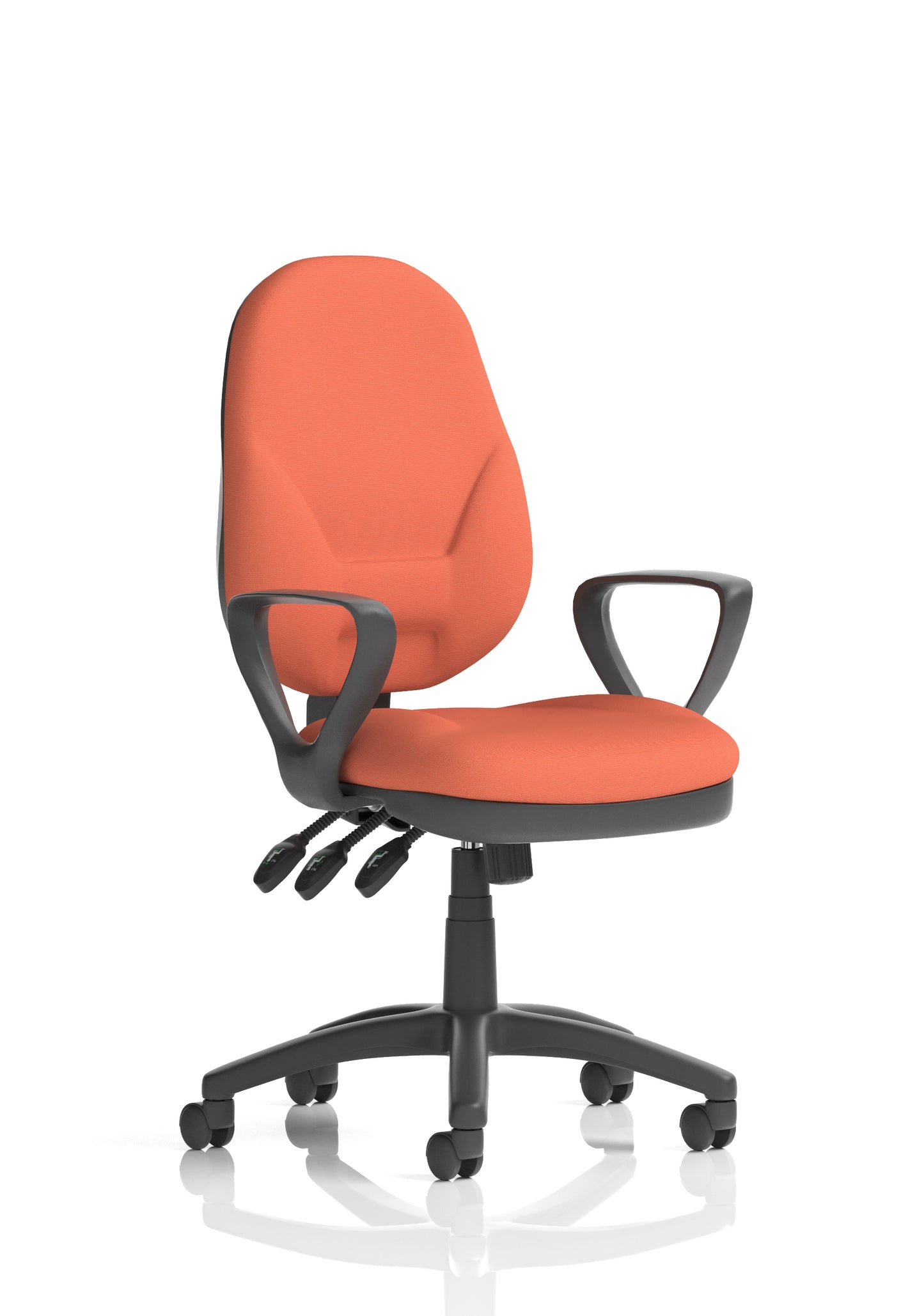 Eclipse Plus XL High Back Fabric Task Operator Office Chair - Multiple Arm Options - Available in 20 Colour Choices