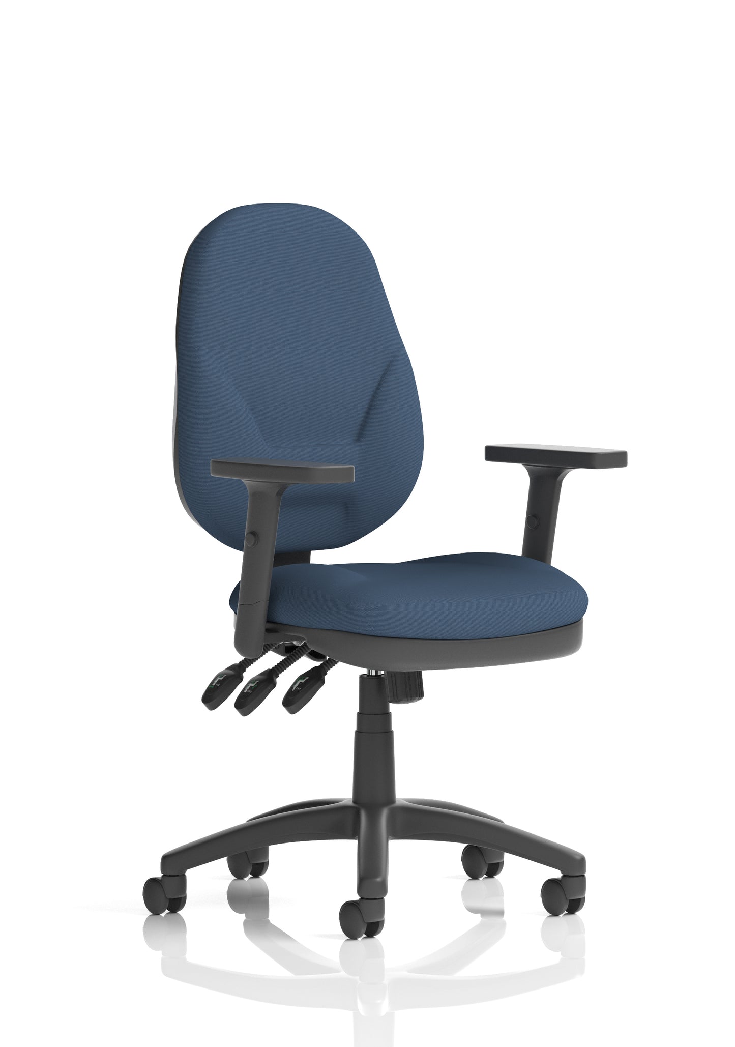 Eclipse Plus XL High Back Fabric Task Operator Office Chair - Multiple Arm Options - Available in 20 Colour Choices