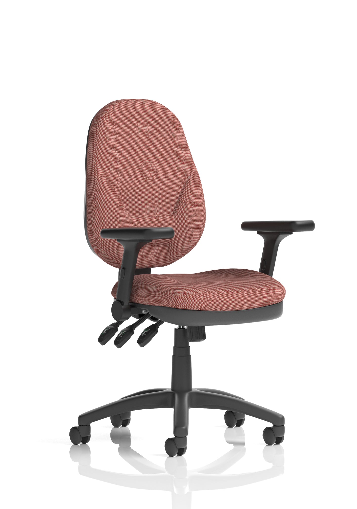 Eclipse Plus XL High Back Fabric Task Operator Office Chair - Multiple Arm Options - Available in 20 Colour Choices