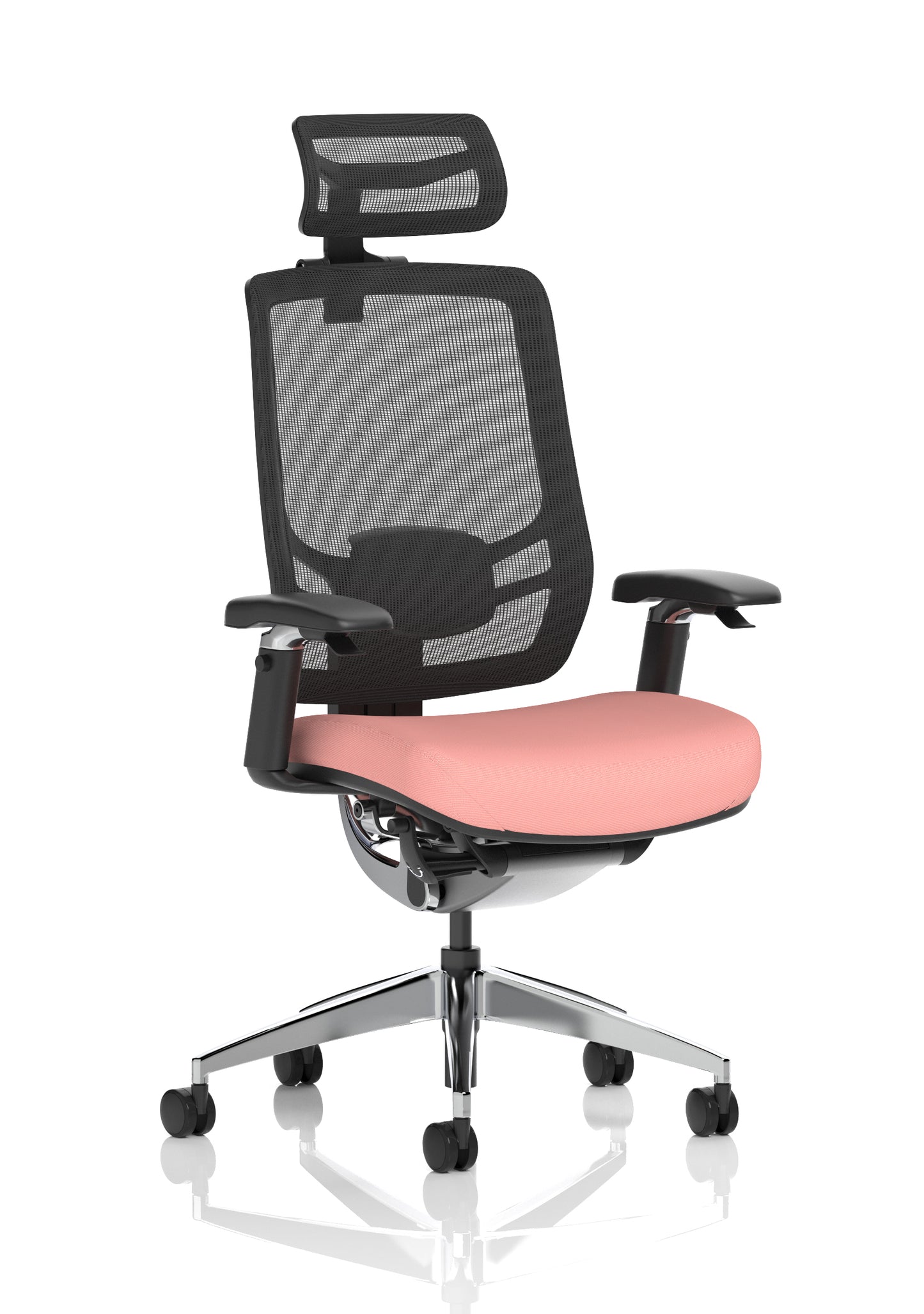 Ergo Click High Back Ergonomic Posture Office Chair with Height Adjustable Arms & Headrest - Available in 20 Colour Choices