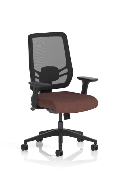 Ergo Twist High Mesh Back Ergonomic Task Operator Office Chair with Height Adjustable Arms - Headrest Options - Available in 20 Colours