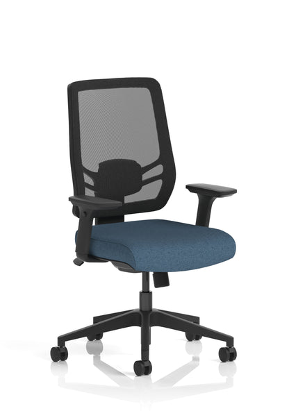 Ergo Twist High Mesh Back Ergonomic Task Operator Office Chair with Height Adjustable Arms - Headrest Options - Available in 20 Colours