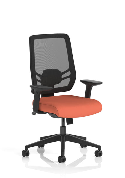 Ergo Twist High Mesh Back Ergonomic Task Operator Office Chair with Height Adjustable Arms - Headrest Options - Available in 20 Colours