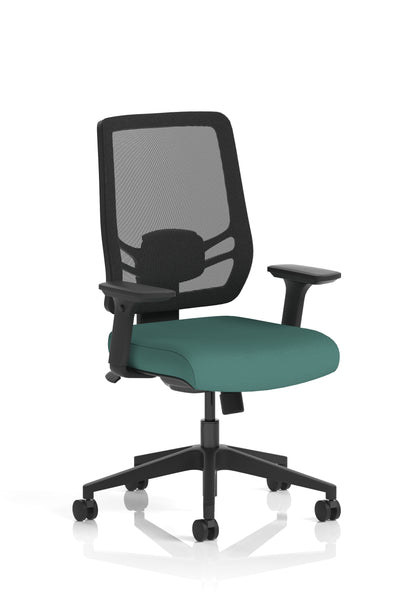 Ergo Twist High Mesh Back Ergonomic Task Operator Office Chair with Height Adjustable Arms - Headrest Options - Available in 20 Colours