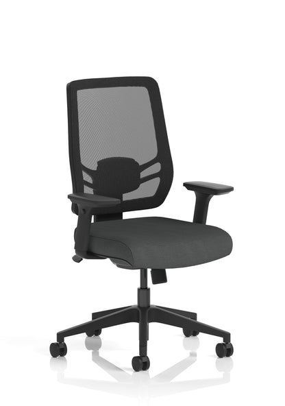 Ergo Twist High Mesh Back Ergonomic Task Operator Office Chair with Height Adjustable Arms - Headrest Options - Available in 20 Colours