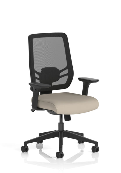 Ergo Twist High Mesh Back Ergonomic Task Operator Office Chair with Height Adjustable Arms - Headrest Options - Available in 20 Colours
