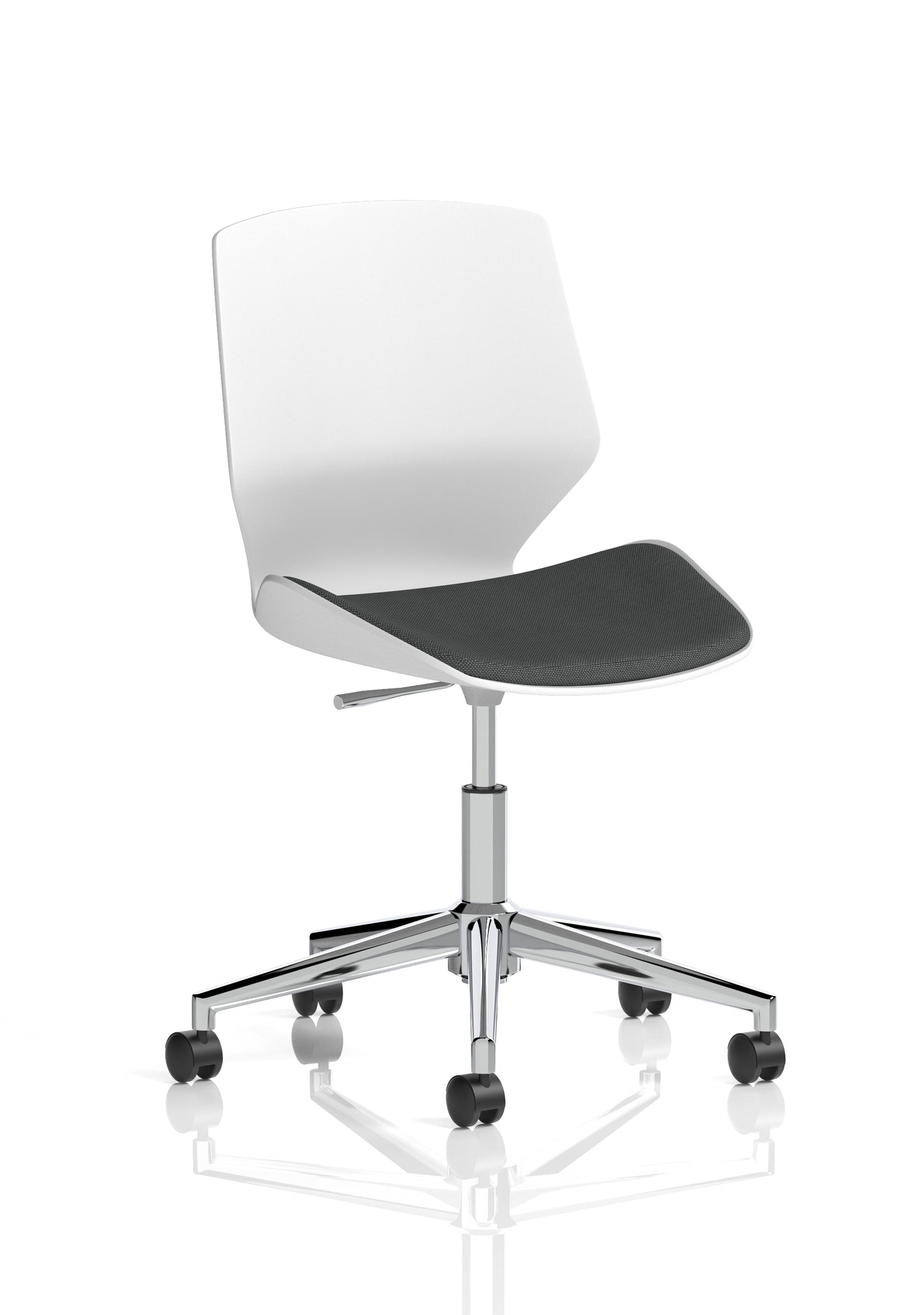 Florence White Frame Fabric Office Chair - Multiple Colour Options