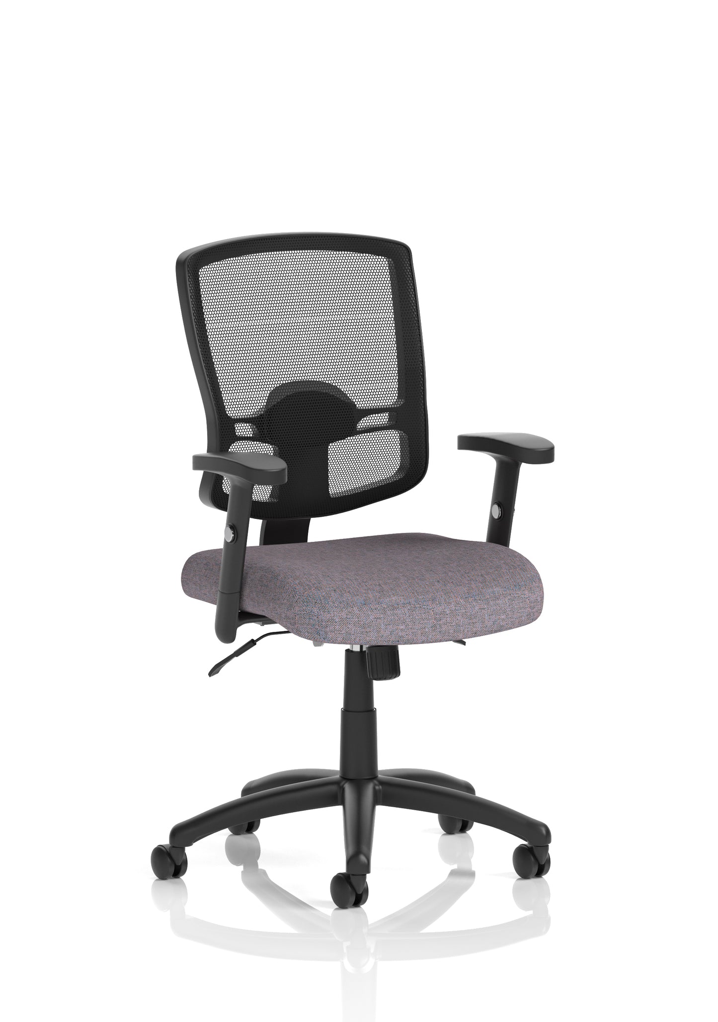 Portland II Medium Mesh Back Task Operator Office Chair with Height Adjustable Arms - Available in 20 Colour Choices