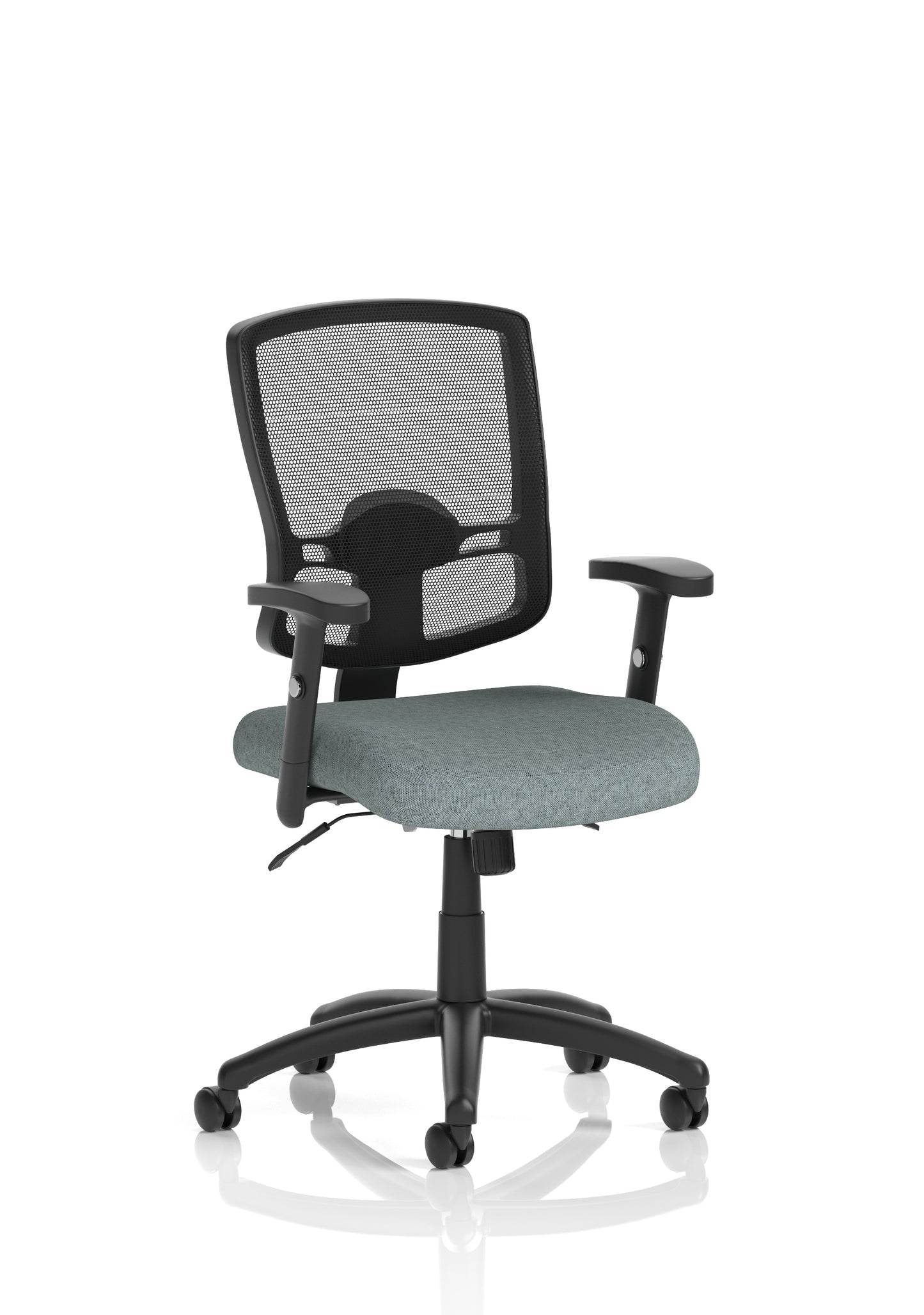 Portland II Medium Mesh Back Task Operator Office Chair with Height Adjustable Arms - Available in 20 Colour Choices