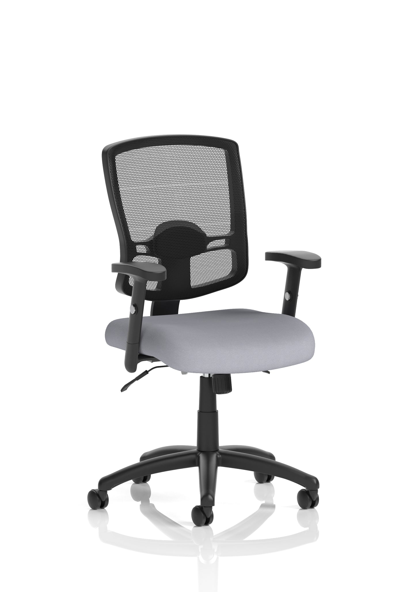 Portland II Medium Mesh Back Task Operator Office Chair with Height Adjustable Arms - Available in 20 Colour Choices
