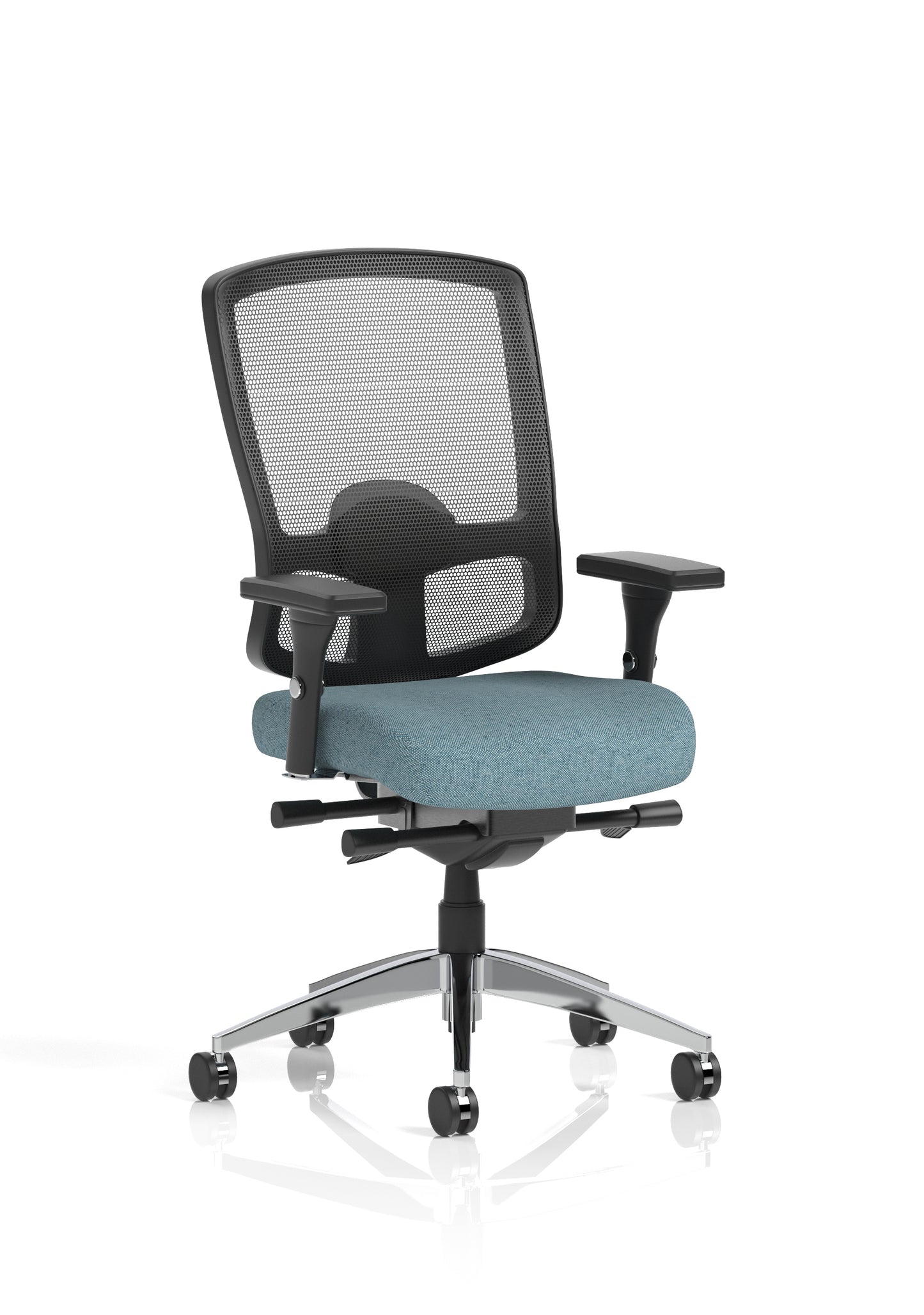 Regent High Mesh Back Ergonomic Task Operator Office Chair with Height Adjustable Arms - Available in 20 Colour Choices