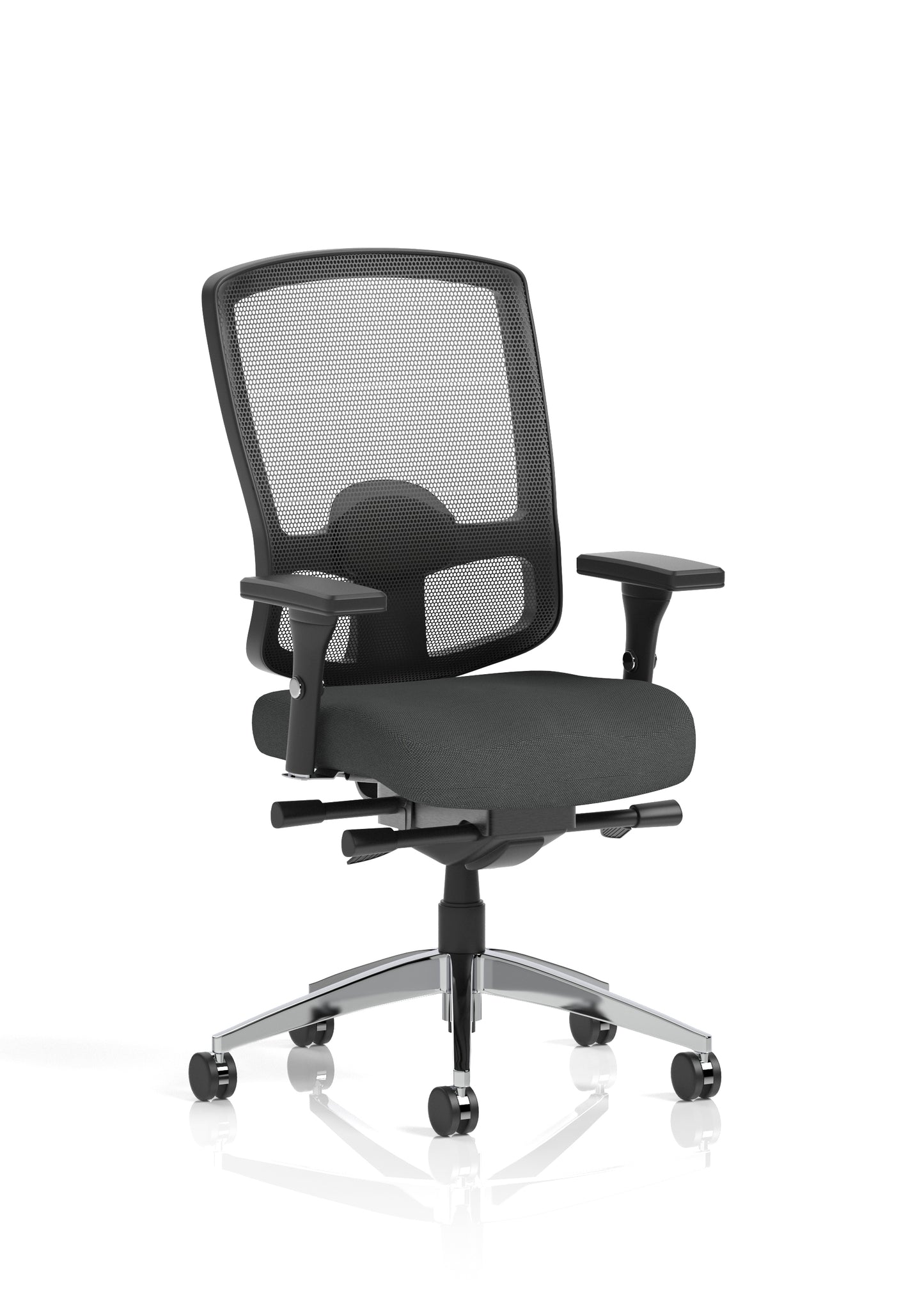 Regent High Mesh Back Ergonomic Task Operator Office Chair with Height Adjustable Arms - Available in 20 Colour Choices