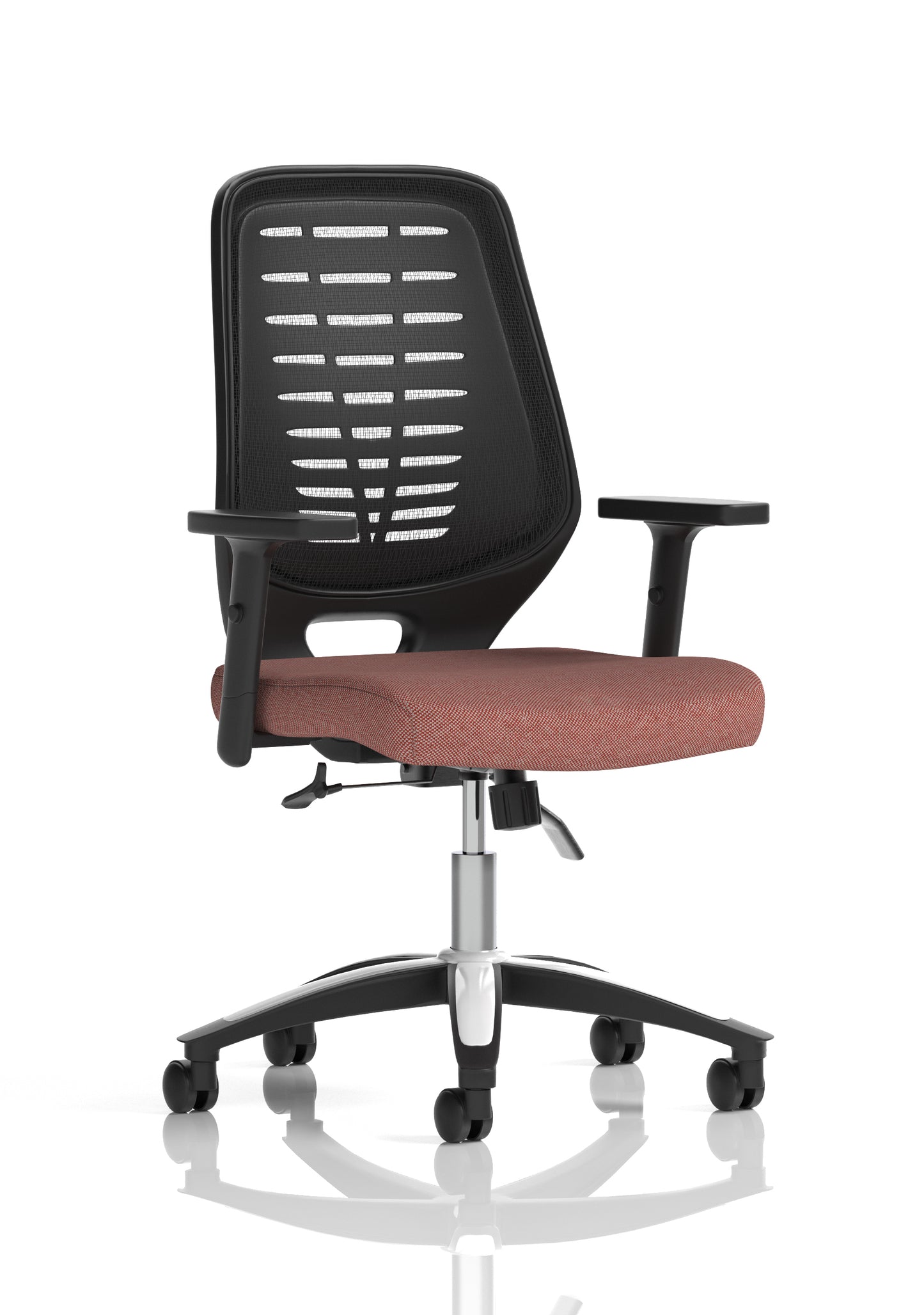 Relay Medium Mesh Back Task Operator Office Chair with Folding or Height Adjustable Arms - Available in 20 Colour Choices