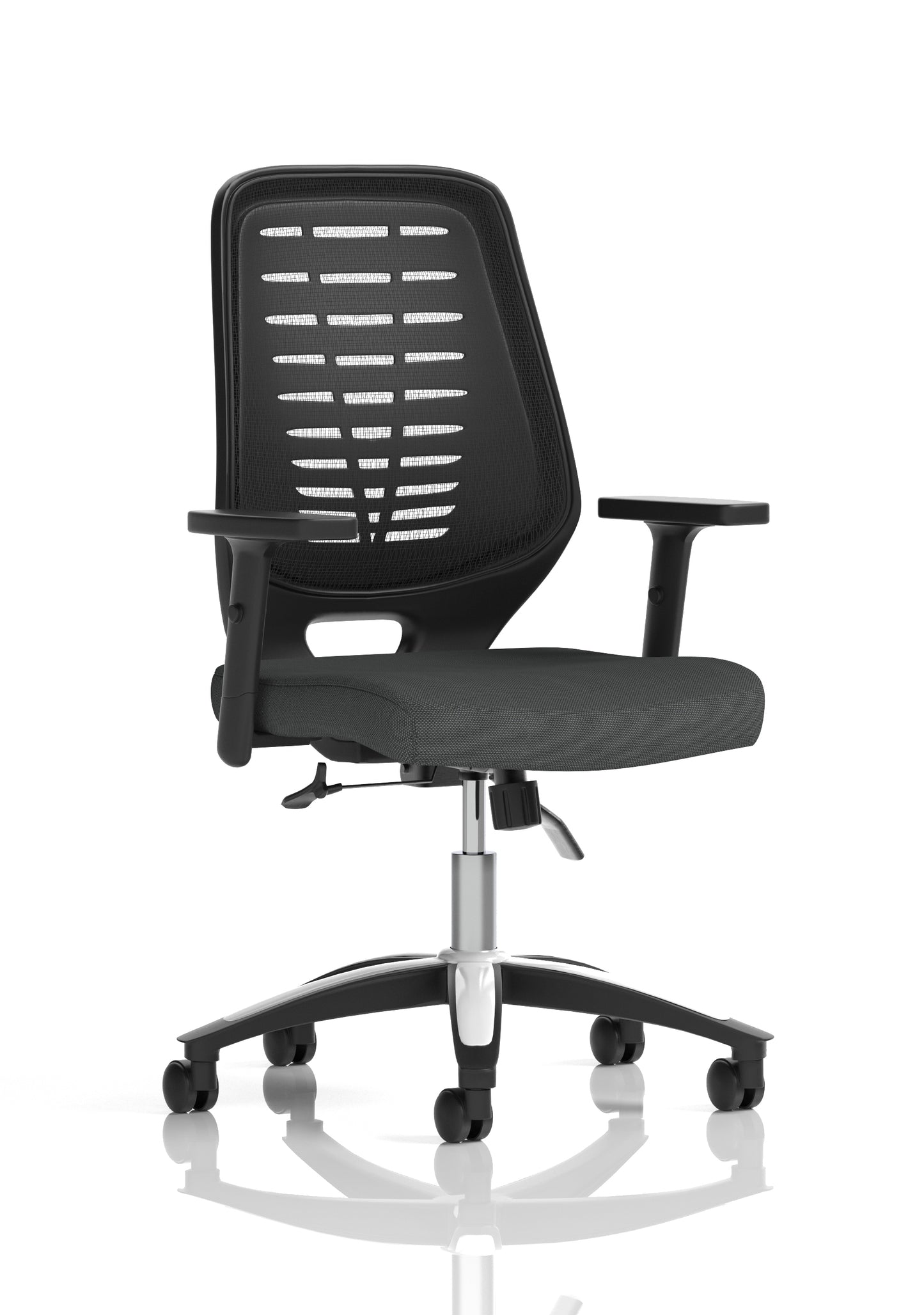 Relay Medium Mesh Back Task Operator Office Chair with Folding or Height Adjustable Arms - Available in 20 Colour Choices