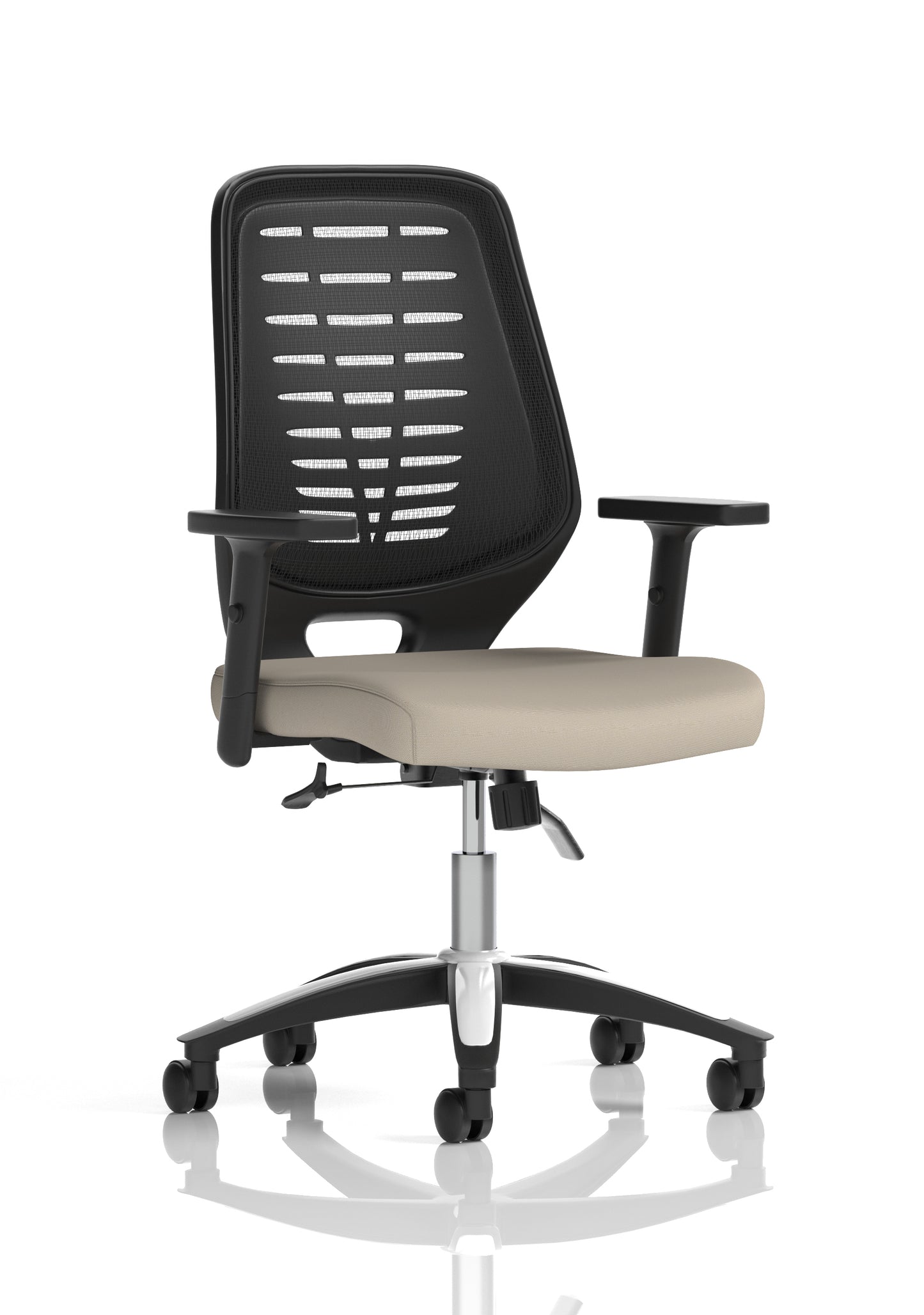 Relay Medium Mesh Back Task Operator Office Chair with Folding or Height Adjustable Arms - Available in 20 Colour Choices