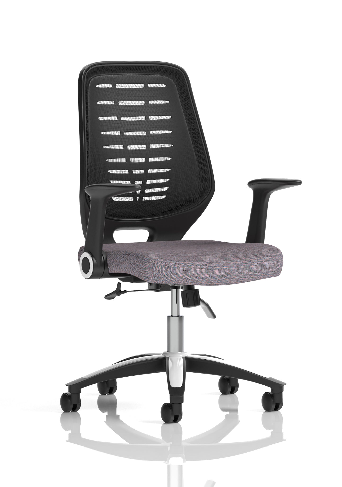 Relay Medium Mesh Back Task Operator Office Chair with Folding or Height Adjustable Arms - Available in 20 Colour Choices