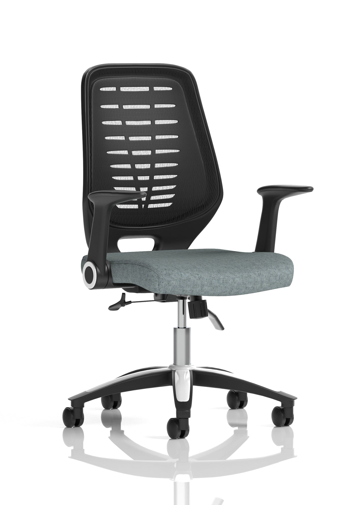 Relay Medium Mesh Back Task Operator Office Chair with Folding or Height Adjustable Arms - Available in 20 Colour Choices
