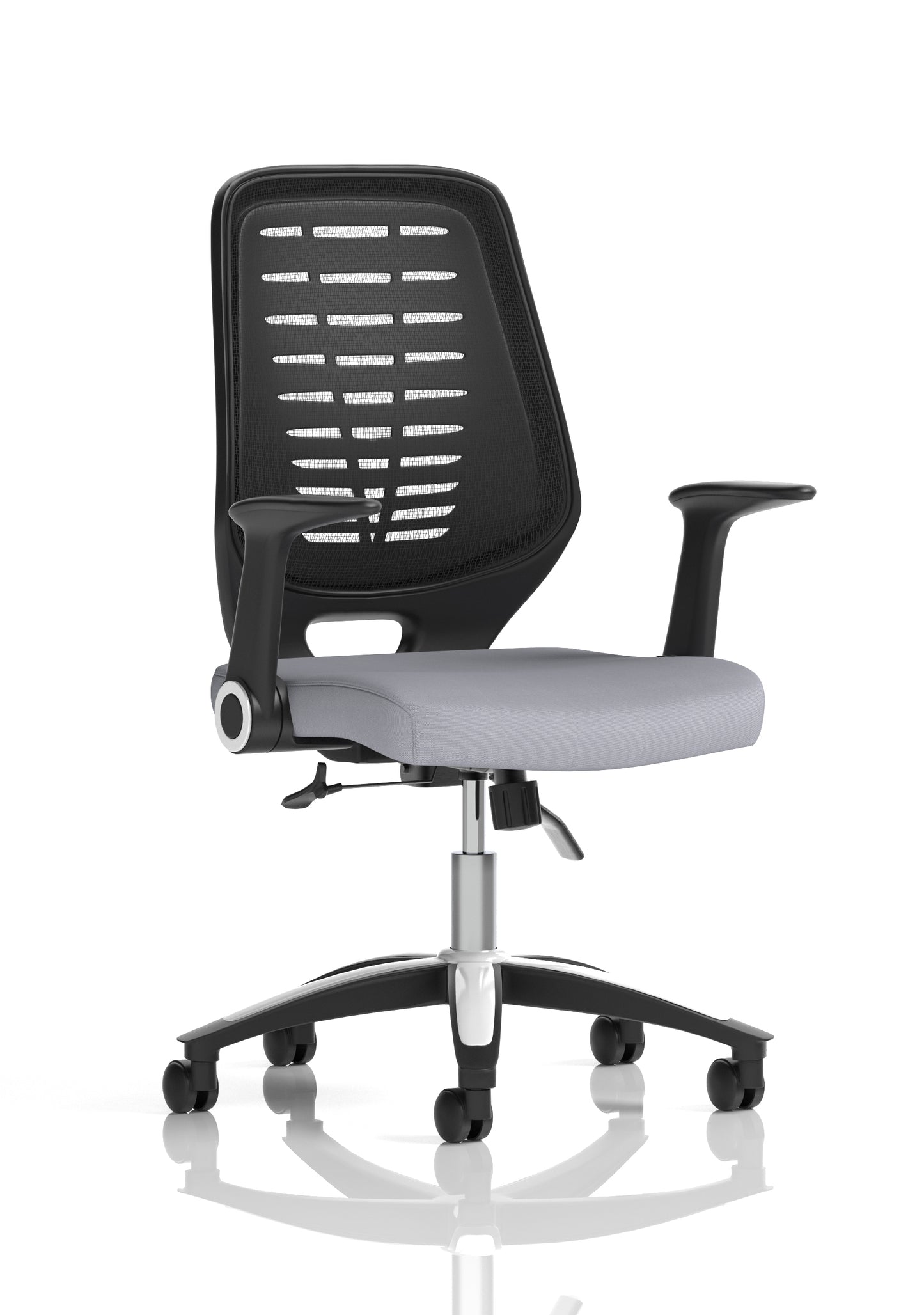 Relay Medium Mesh Back Task Operator Office Chair with Folding or Height Adjustable Arms - Available in 20 Colour Choices