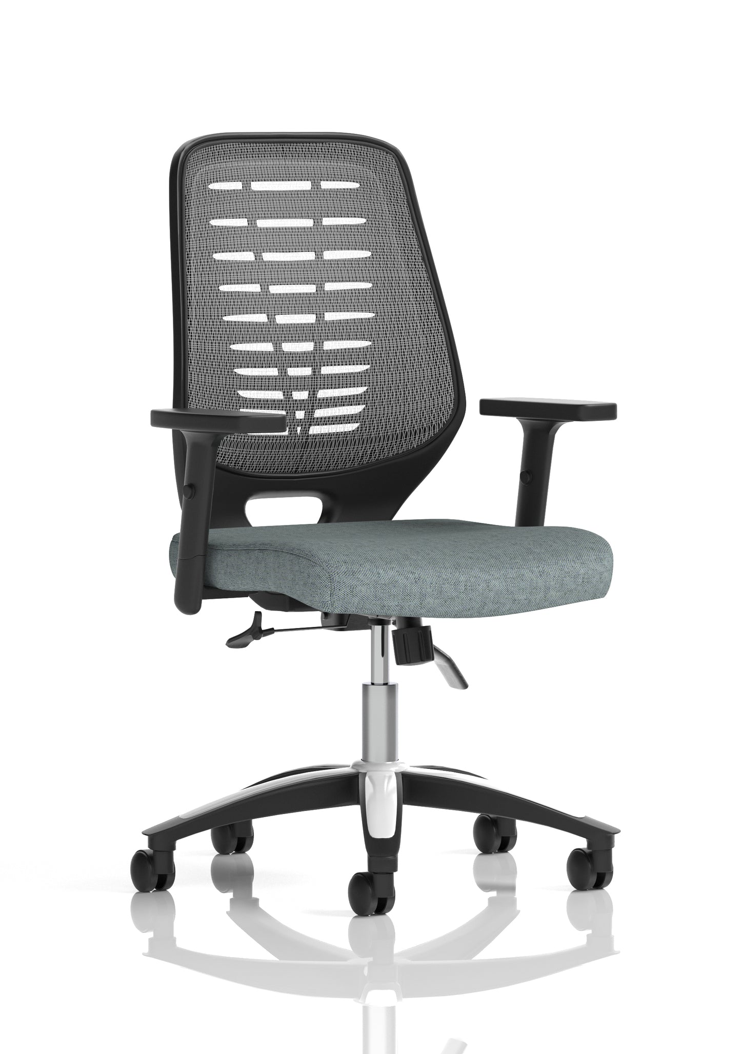 Relay Medium Mesh Back Task Operator Office Chair with Folding or Height Adjustable Arms - Available in 20 Colour Choices