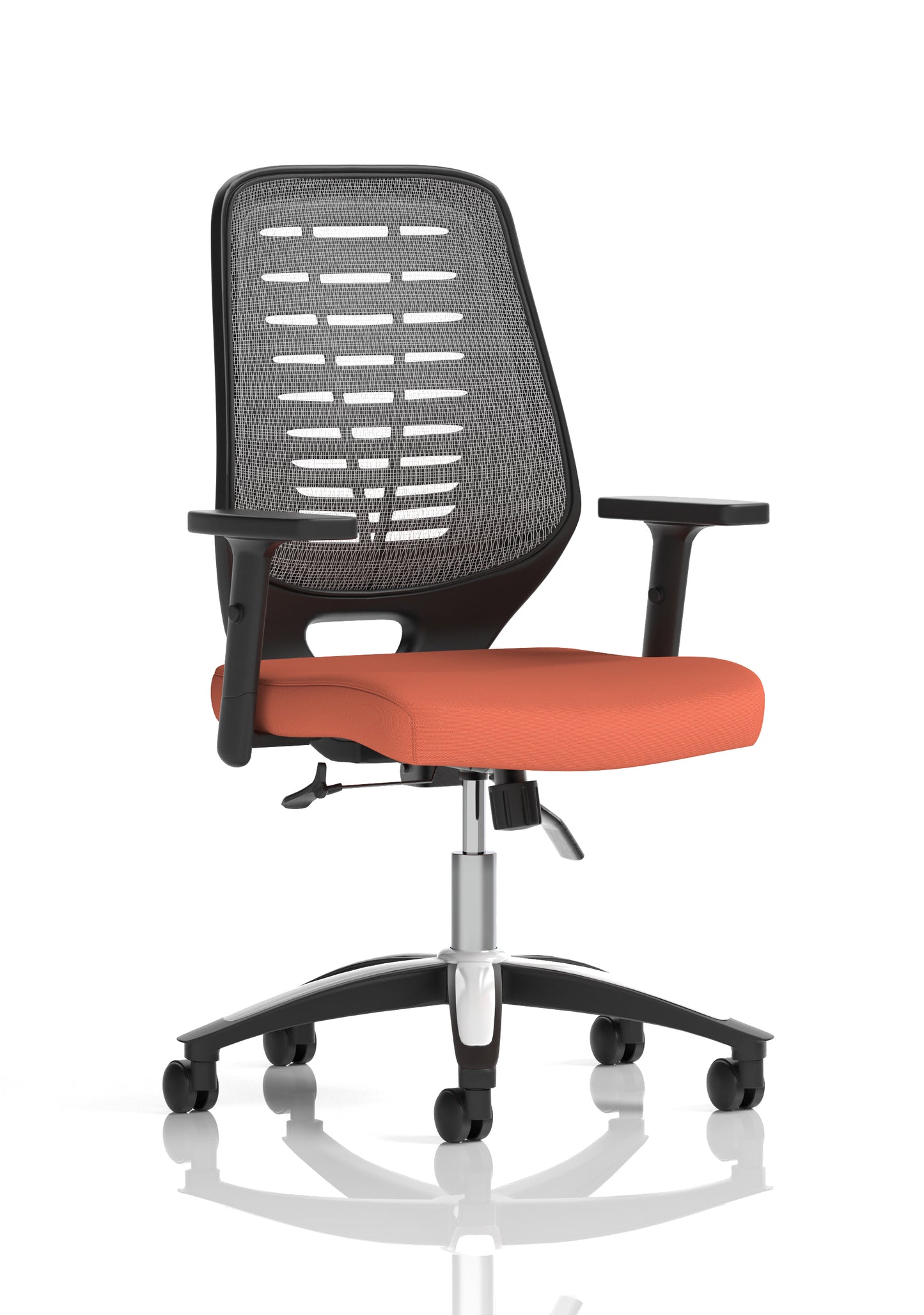 Relay Medium Mesh Back Task Operator Office Chair with Folding or Height Adjustable Arms - Available in 20 Colour Choices