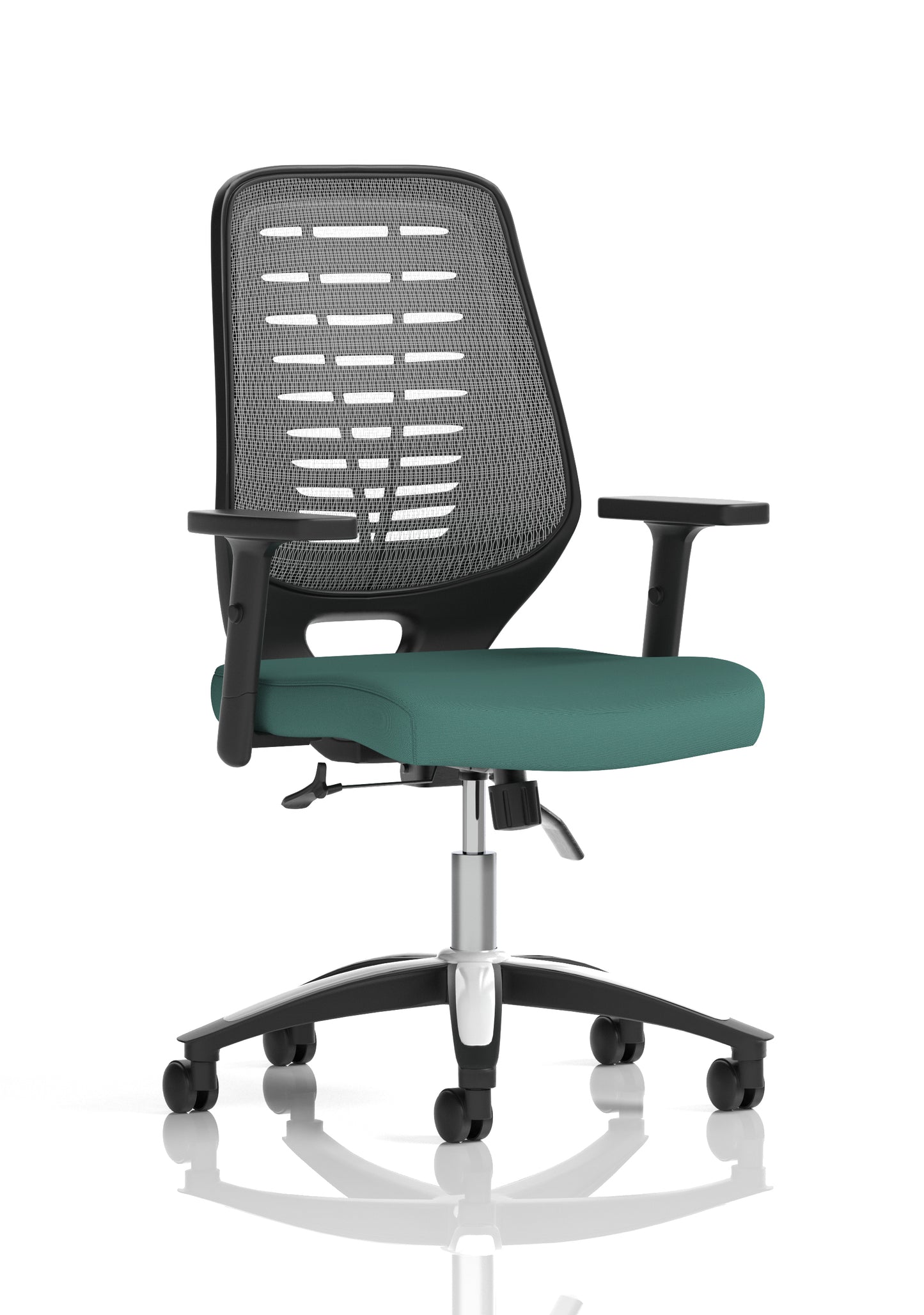 Relay Medium Mesh Back Task Operator Office Chair with Folding or Height Adjustable Arms - Available in 20 Colour Choices