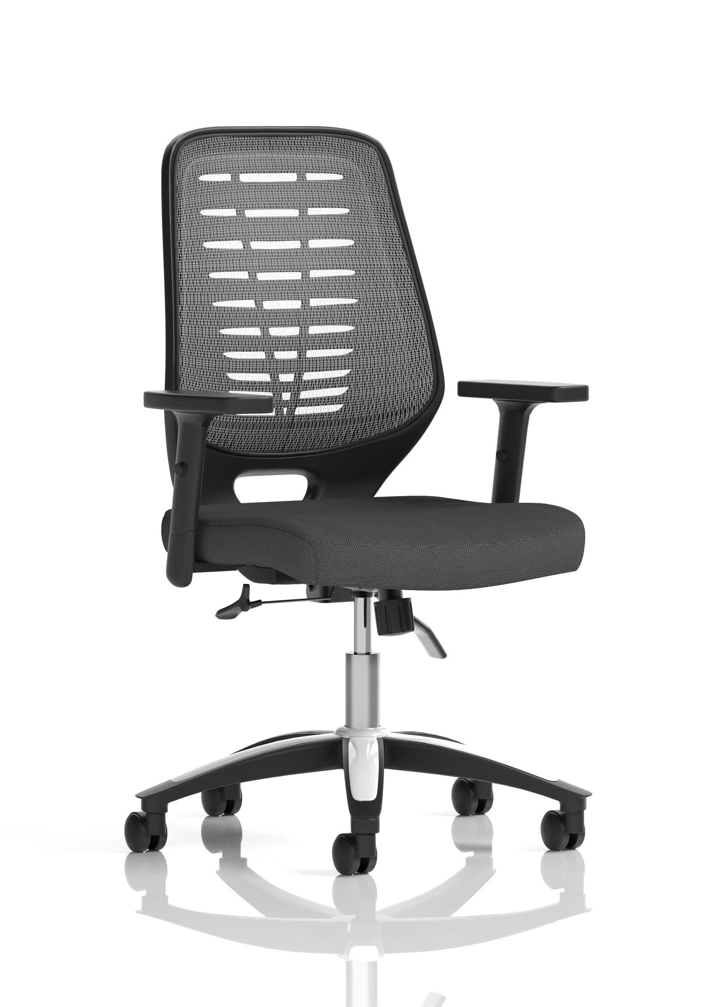 Relay Medium Mesh Back Task Operator Office Chair with Folding or Height Adjustable Arms - Available in 20 Colour Choices