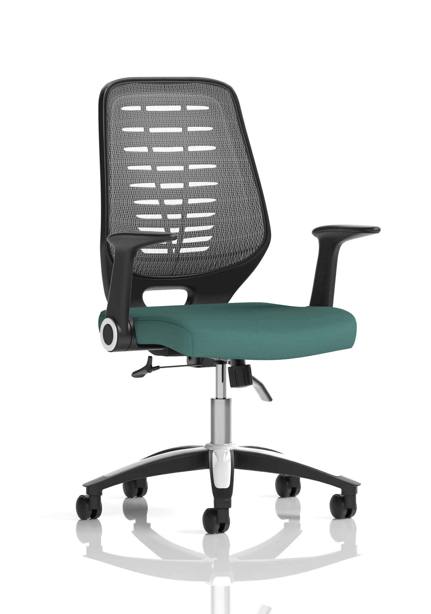 Relay Medium Mesh Back Task Operator Office Chair with Folding or Height Adjustable Arms - Available in 20 Colour Choices