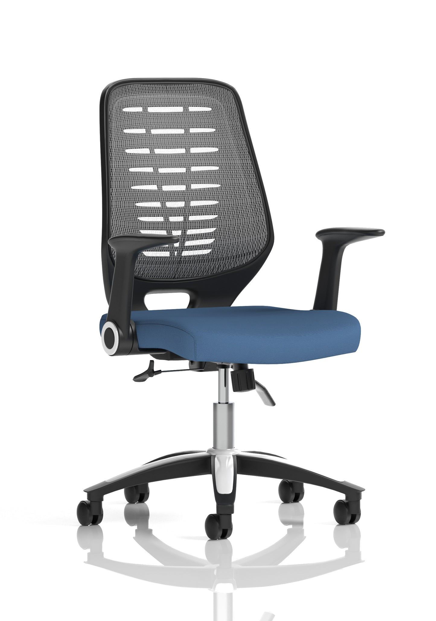 Relay Medium Mesh Back Task Operator Office Chair with Folding or Height Adjustable Arms - Available in 20 Colour Choices