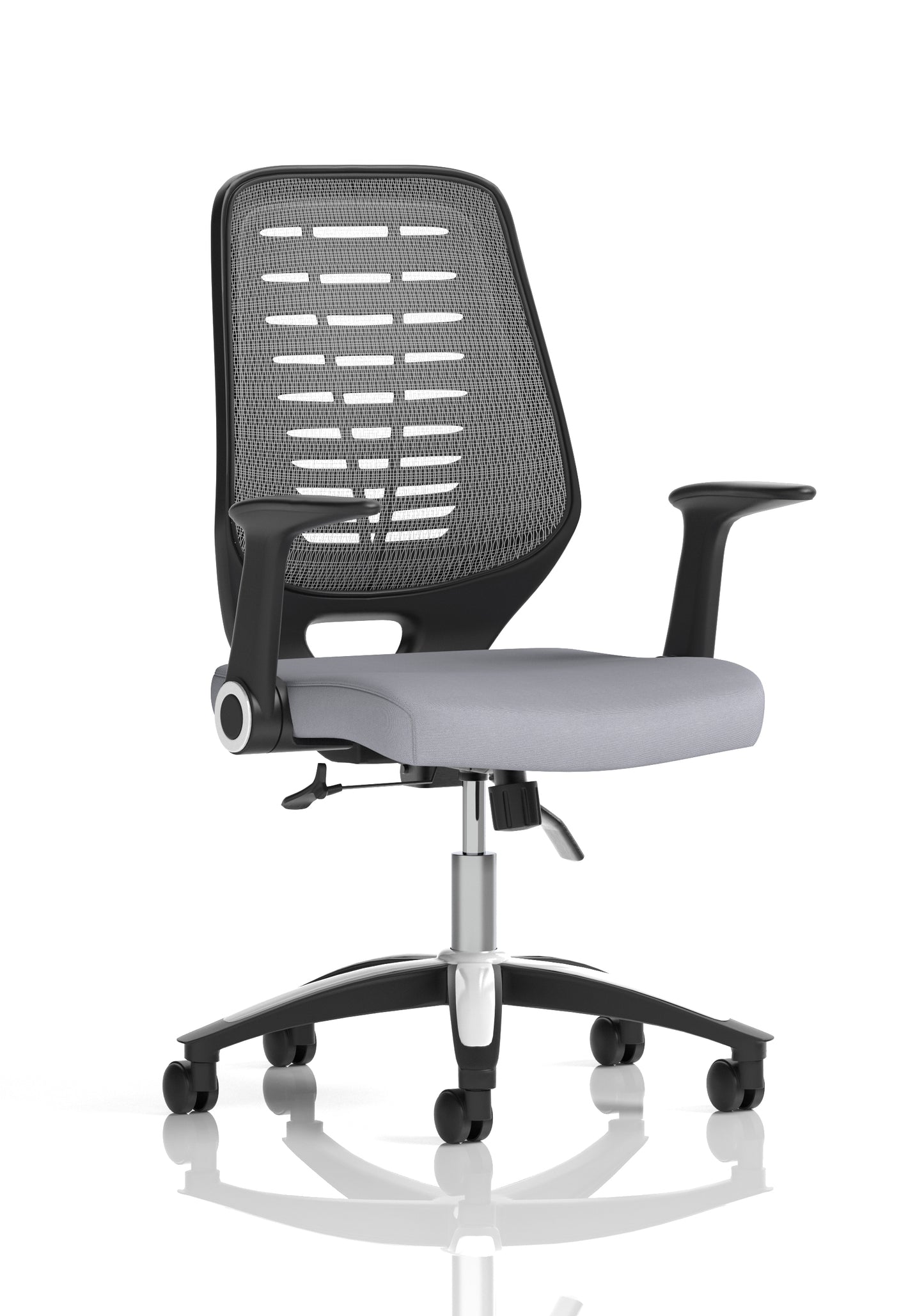 Relay Medium Mesh Back Task Operator Office Chair with Folding or Height Adjustable Arms - Available in 20 Colour Choices