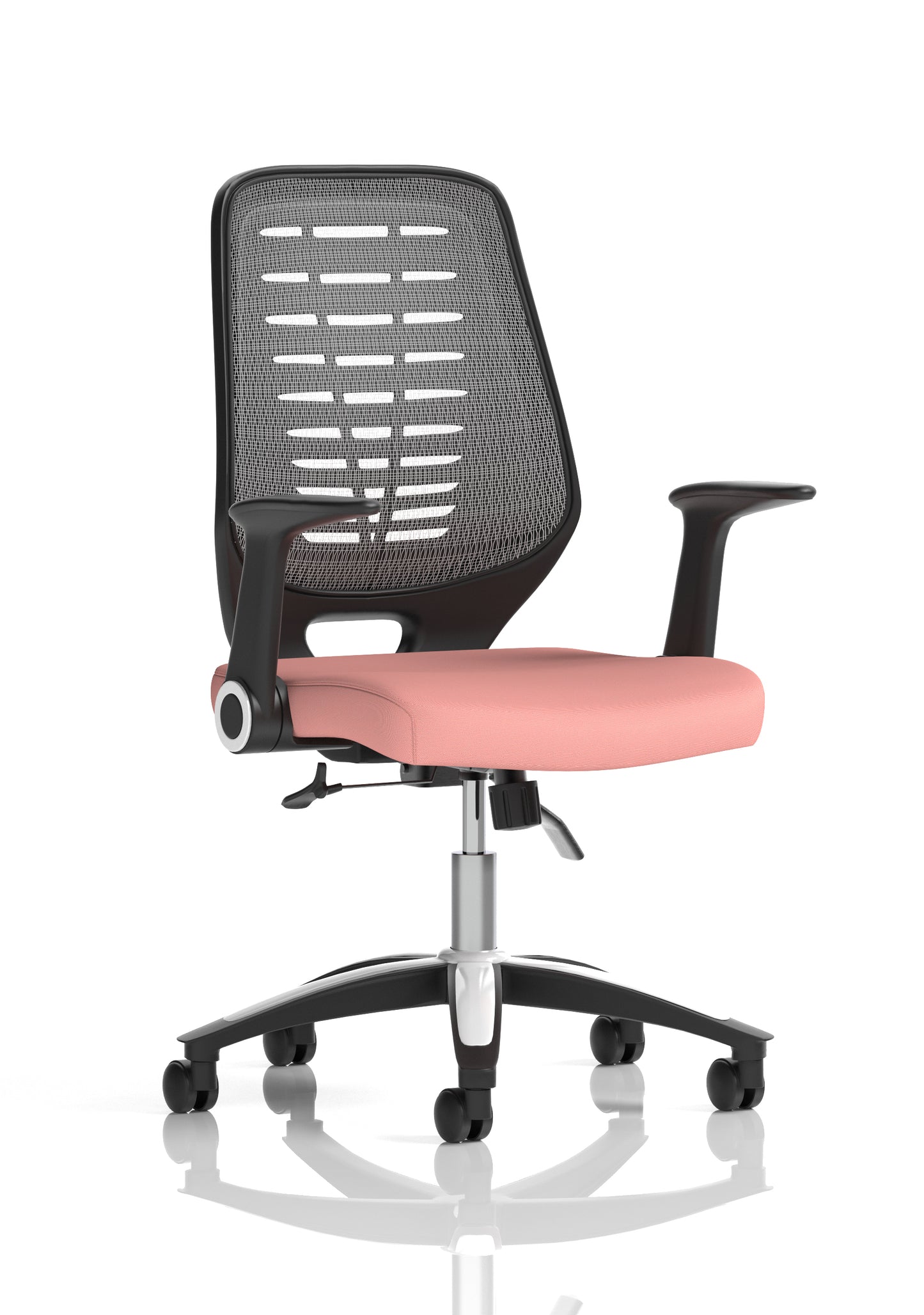Relay Medium Mesh Back Task Operator Office Chair with Folding or Height Adjustable Arms - Available in 20 Colour Choices
