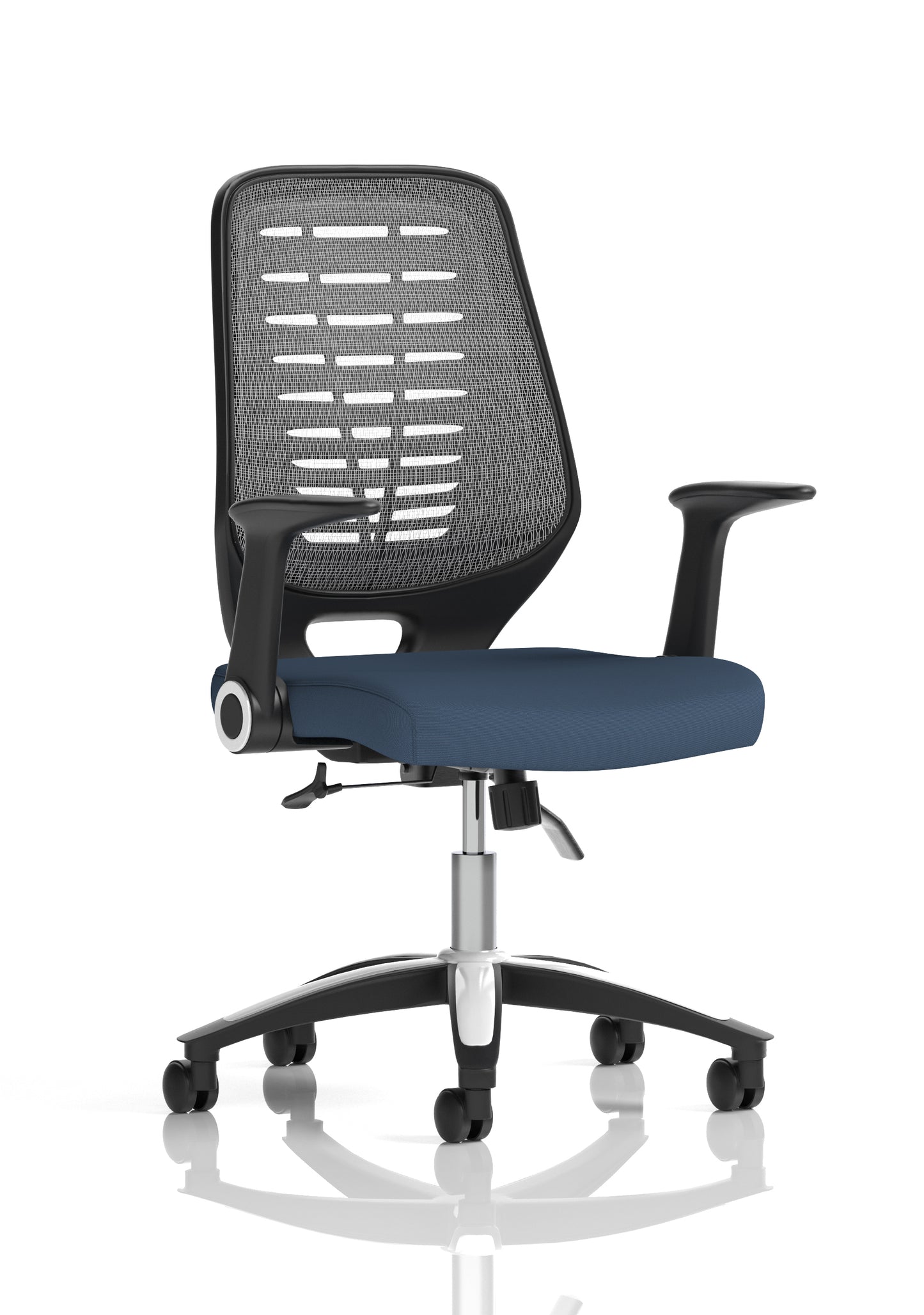 Relay Medium Mesh Back Task Operator Office Chair with Folding or Height Adjustable Arms - Available in 20 Colour Choices