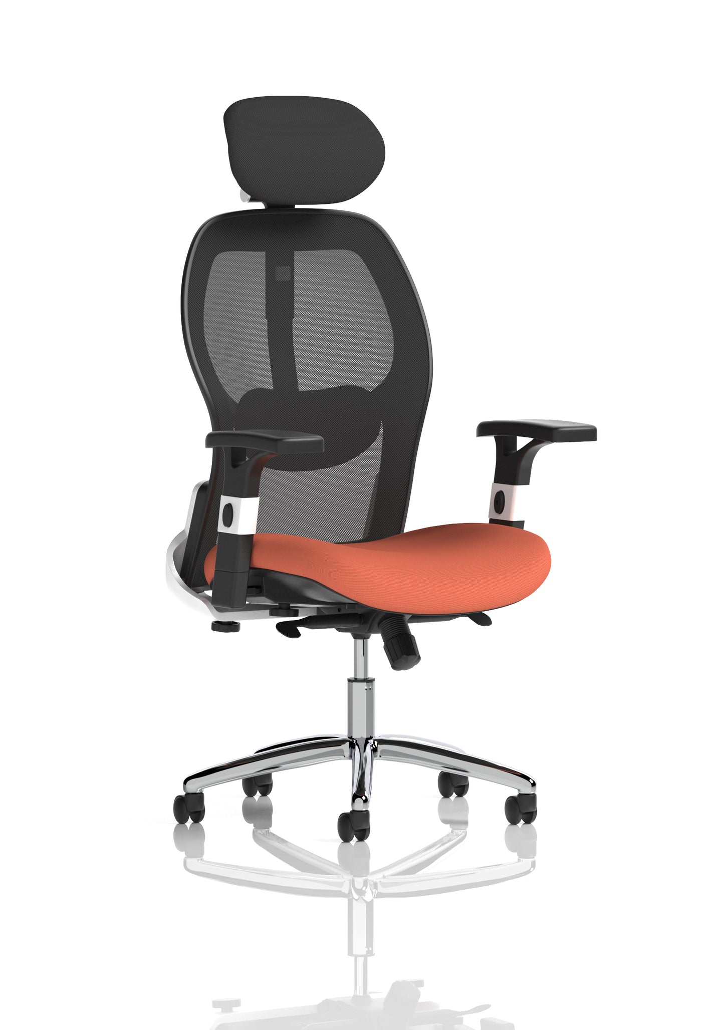 Sanderson II High Mesh Back Executive Office Chair with Height Adjustable Arms