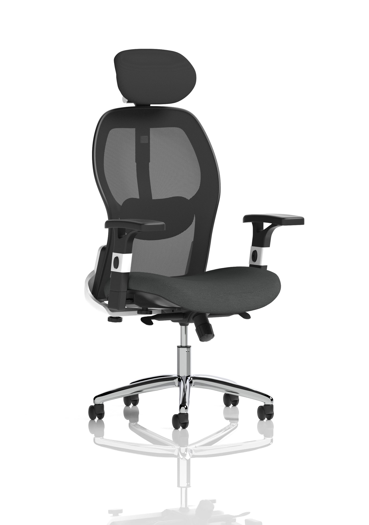 Sanderson II High Mesh Back Executive Office Chair with Height Adjustable Arms