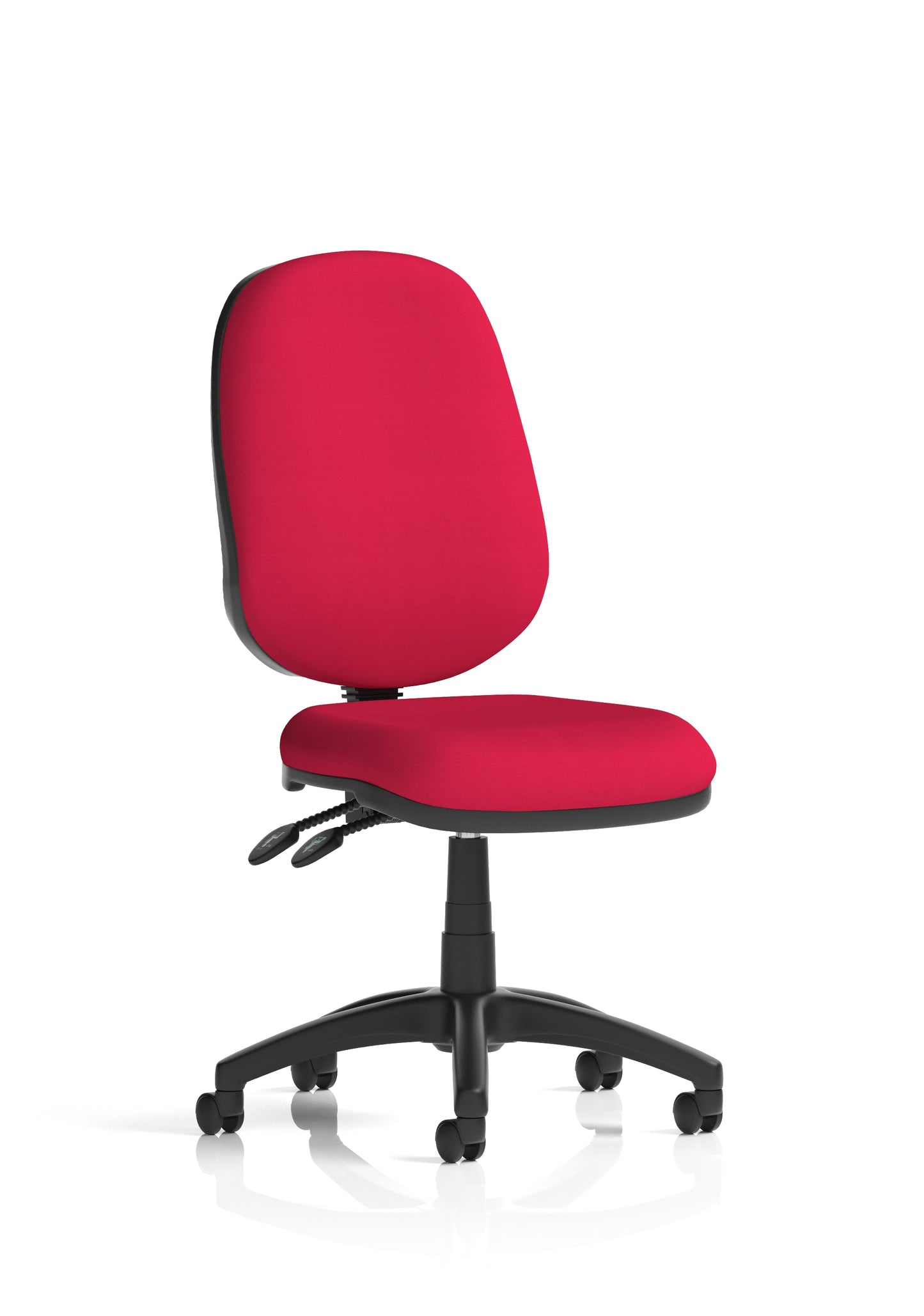 Luna II Lever Task Operator Chair - Optional Arm Choice - 11 Colour Choice