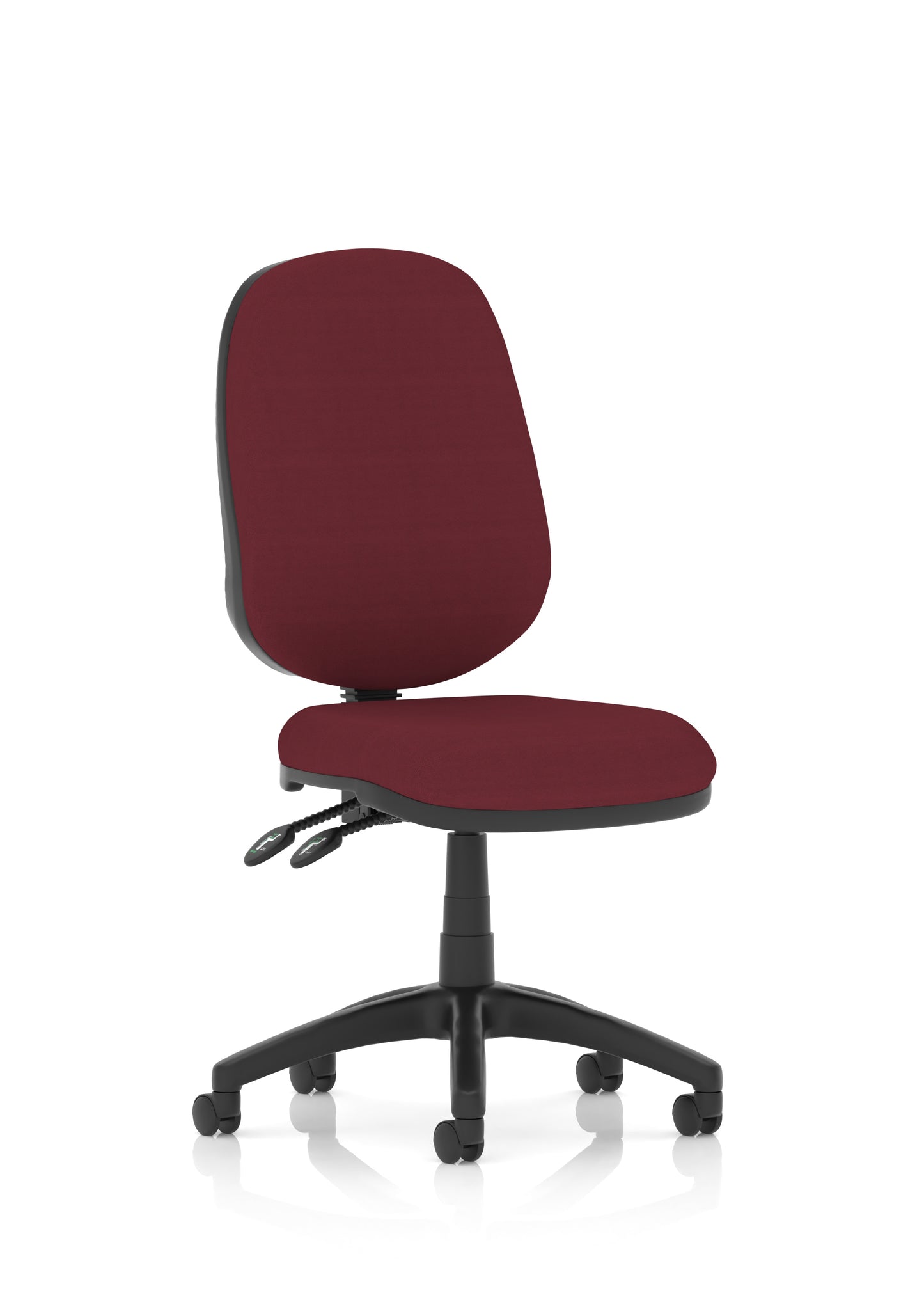 Luna II Lever Task Operator Chair - Optional Arm Choice - 11 Colour Choice