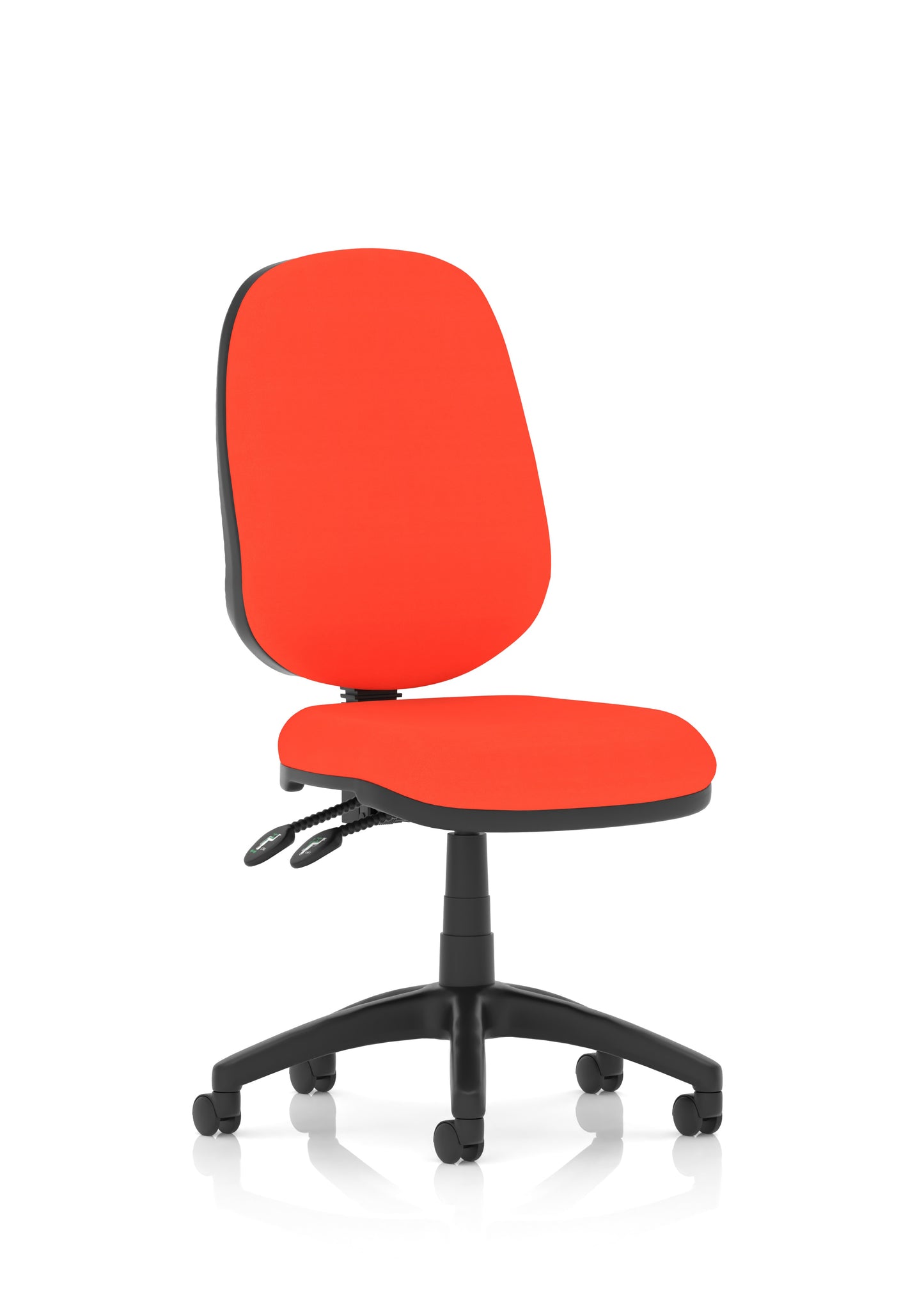 Luna II Lever Task Operator Chair - Optional Arm Choice - 11 Colour Choice