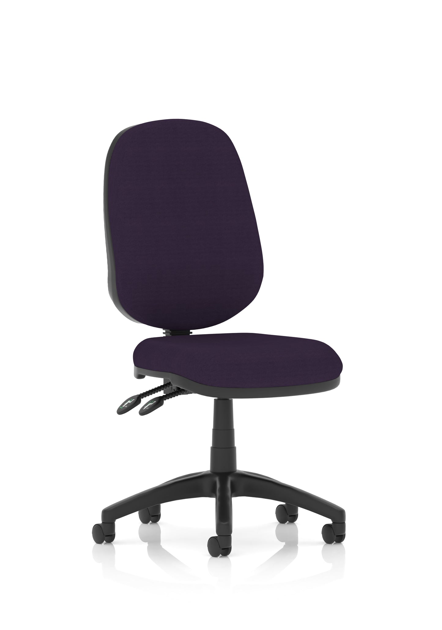 Luna II Lever Task Operator Chair - Optional Arm Choice - 11 Colour Choice