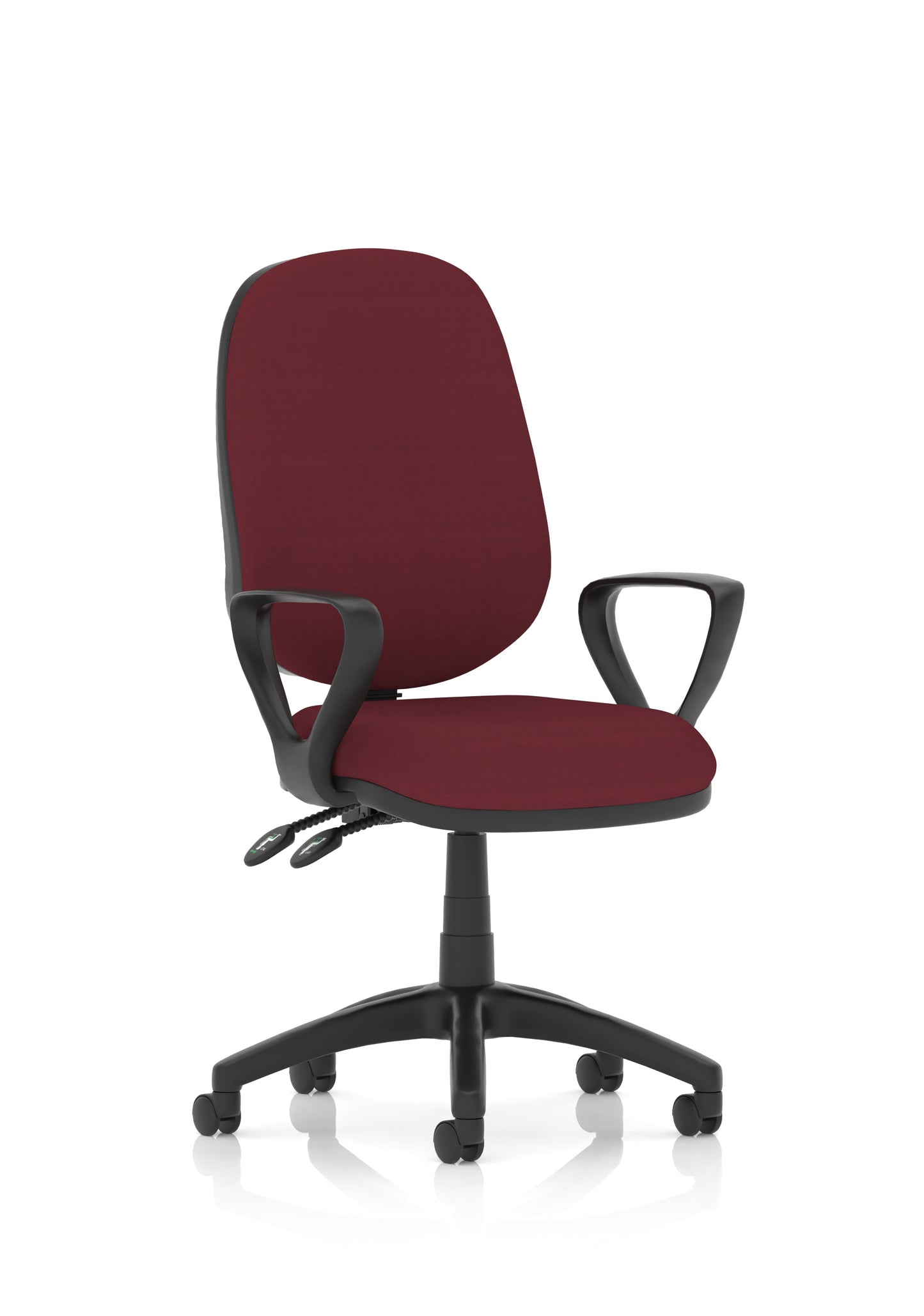 Luna II Lever Task Operator Chair - Optional Arm Choice - 11 Colour Choice