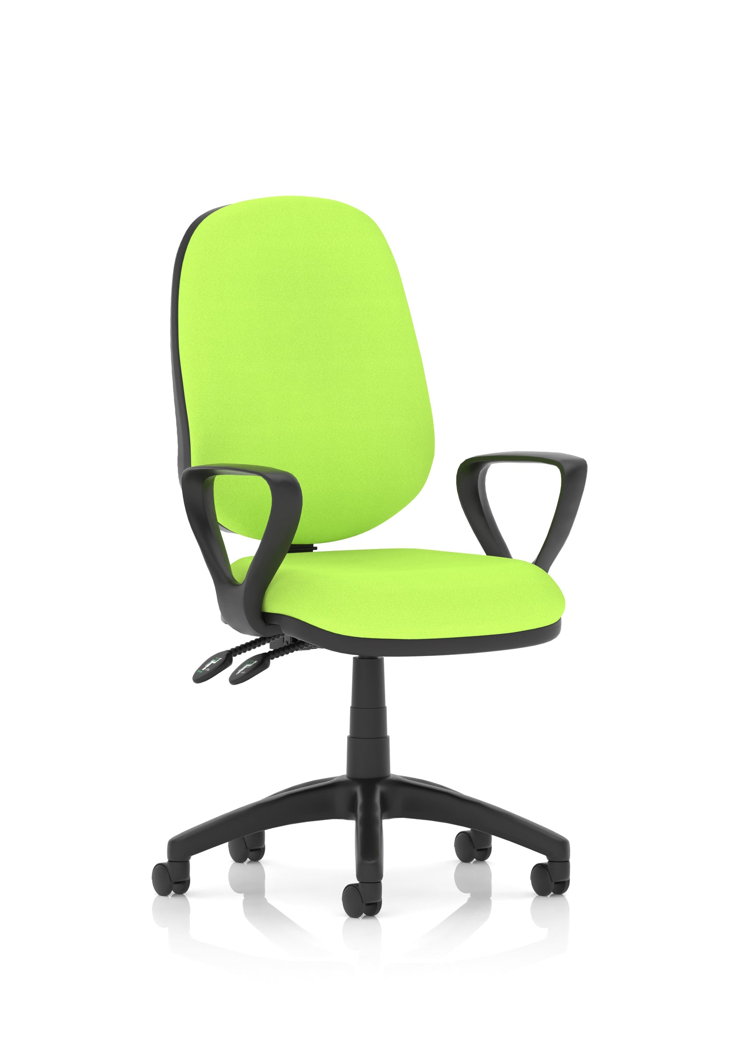 Luna II Lever Task Operator Chair - Optional Arm Choice - 11 Colour Choice
