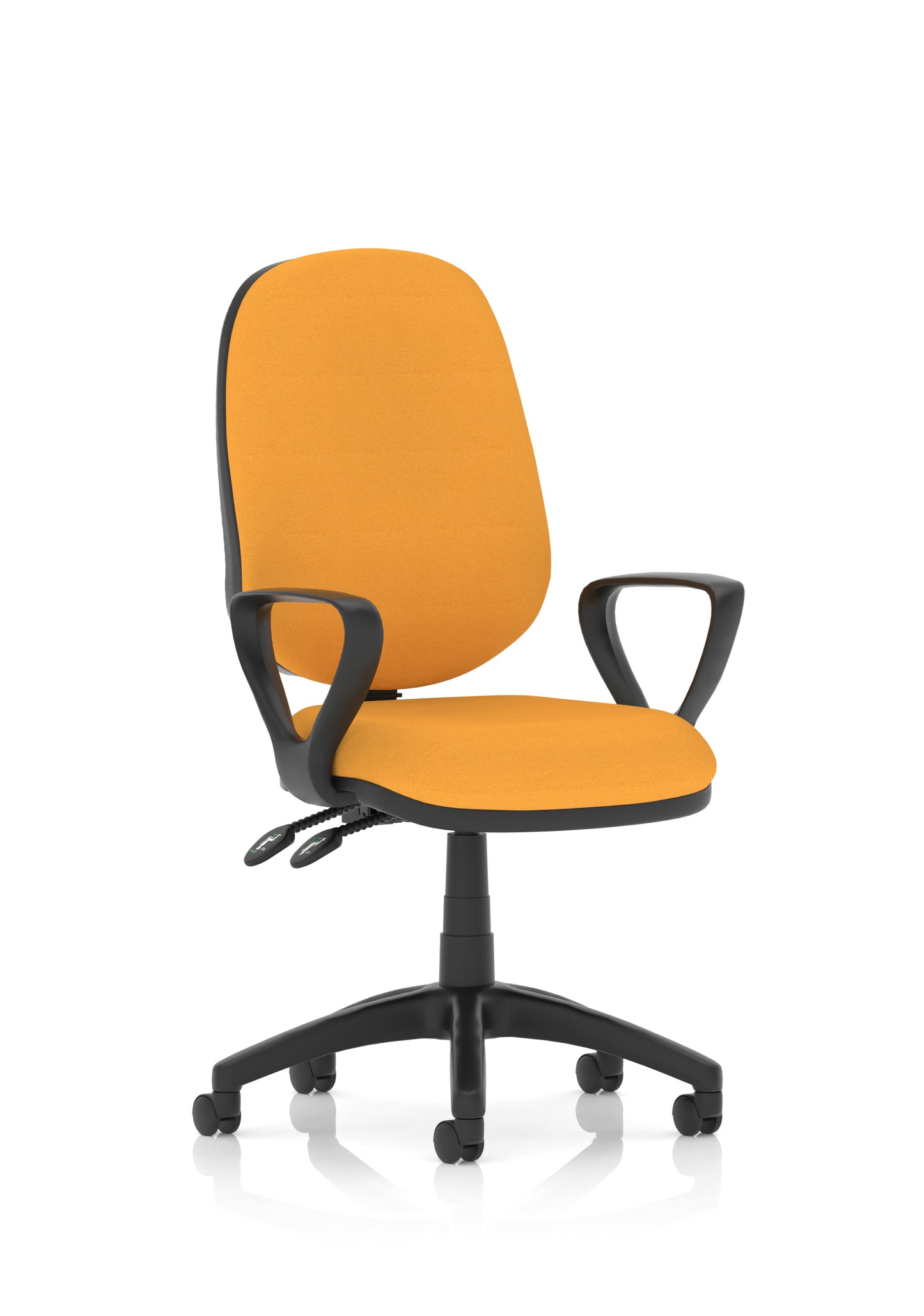 Luna II Lever Task Operator Chair - Optional Arm Choice - 11 Colour Choice