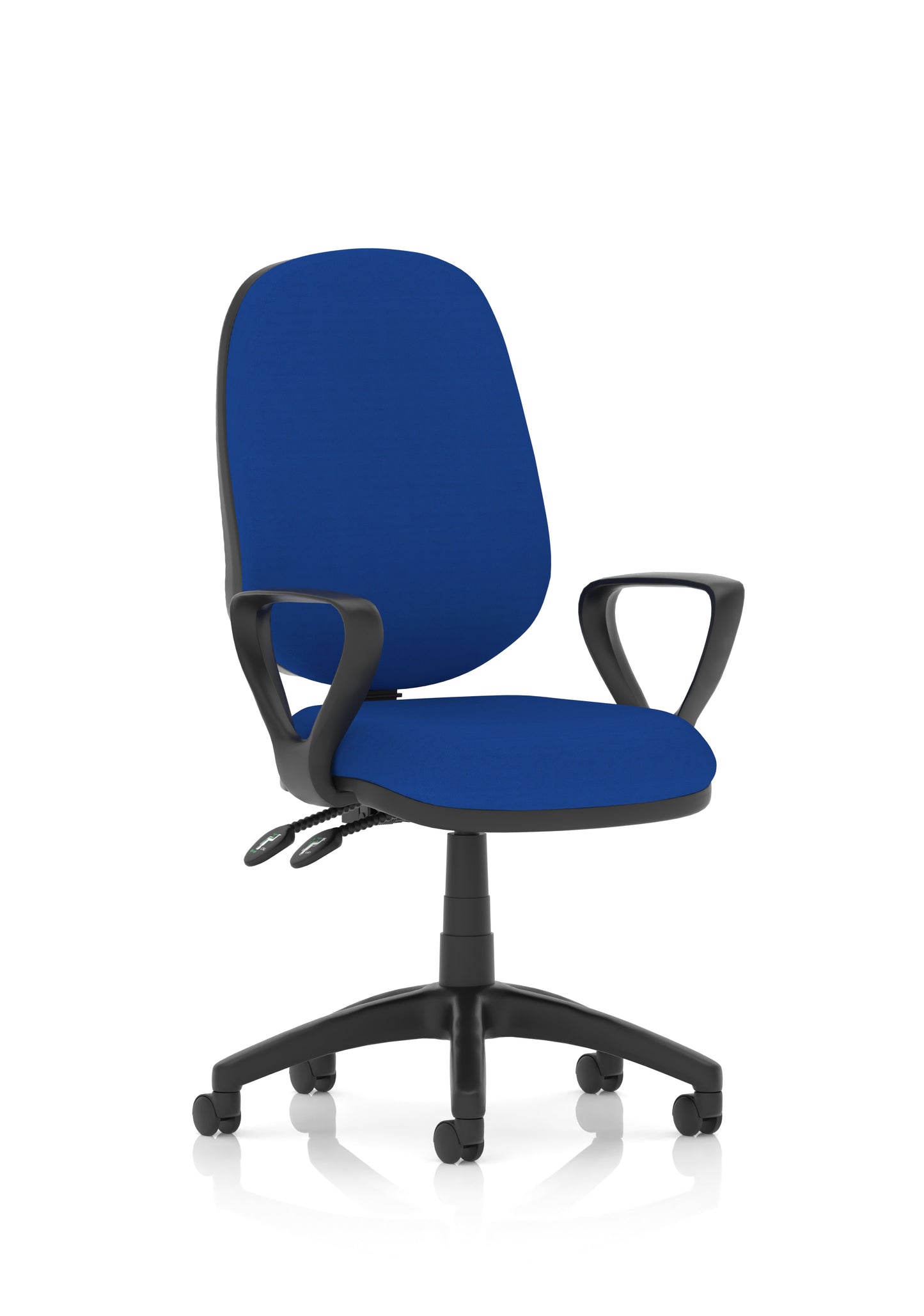 Luna II Lever Task Operator Chair - Optional Arm Choice - 11 Colour Choice