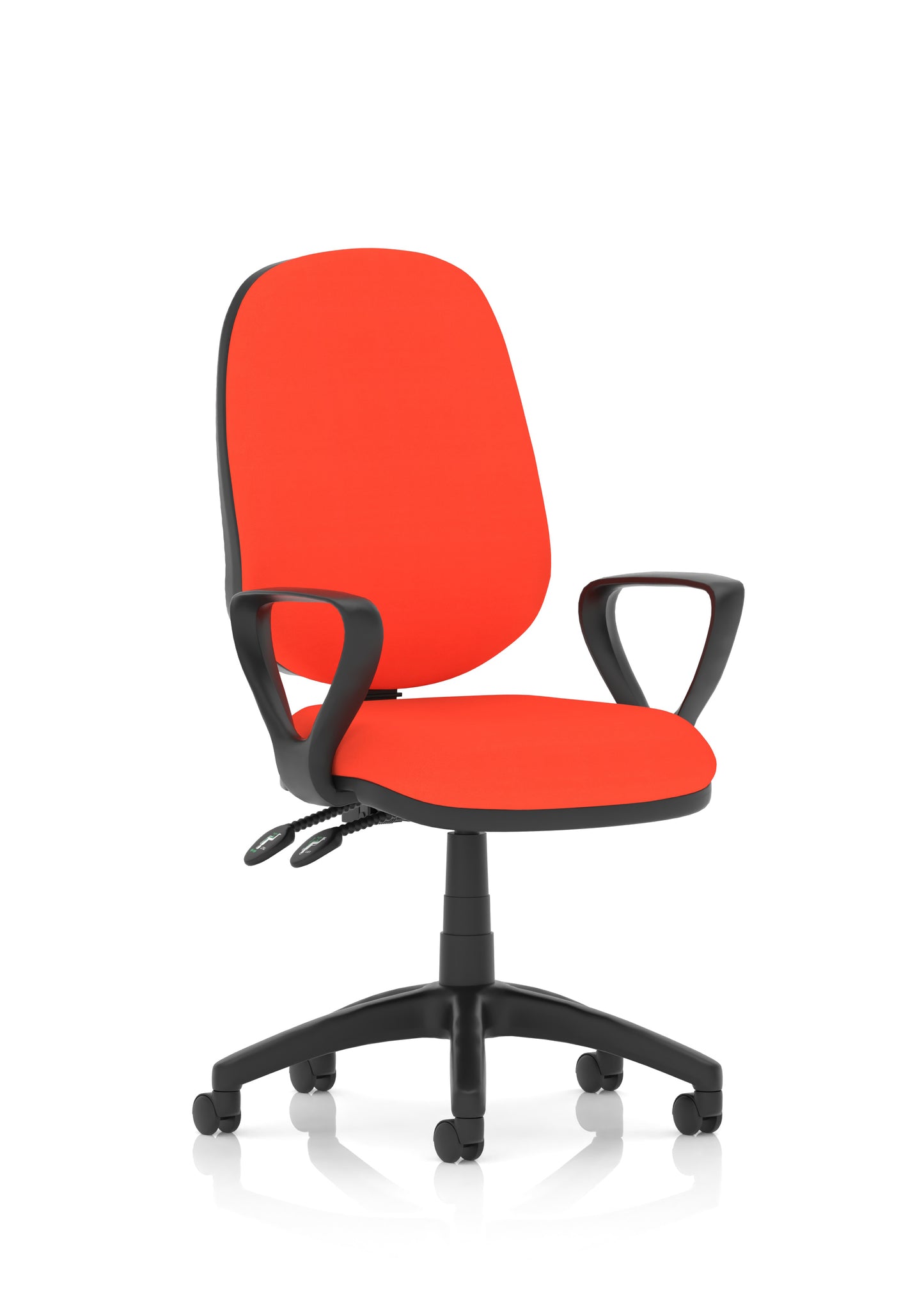 Luna II Lever Task Operator Chair - Optional Arm Choice - 11 Colour Choice