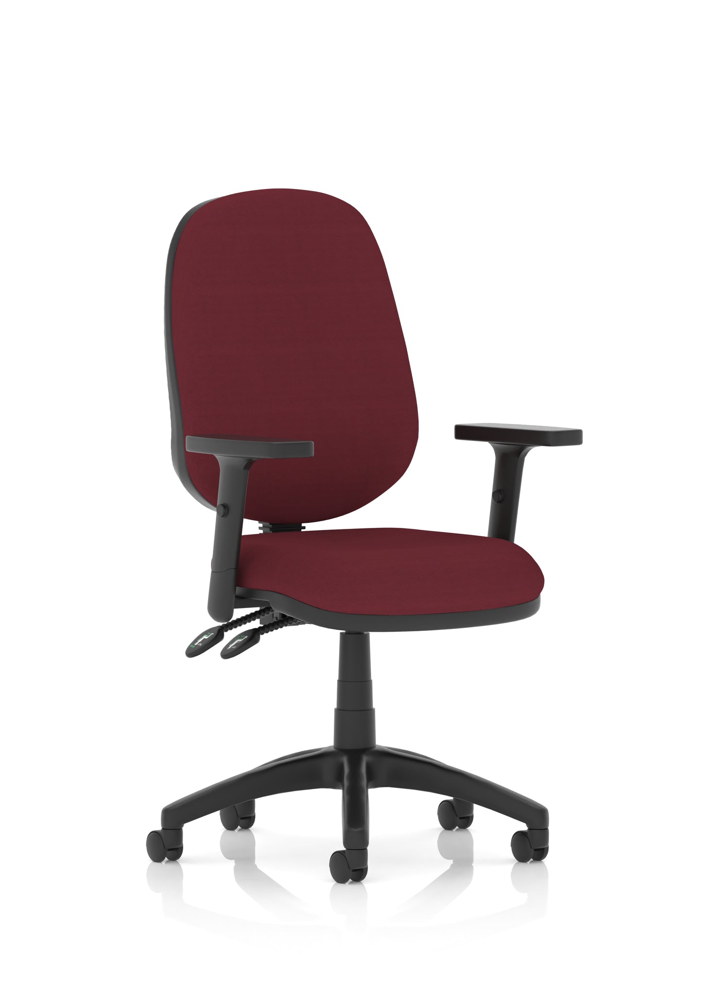Luna II Lever Task Operator Chair - Optional Arm Choice - 11 Colour Choice